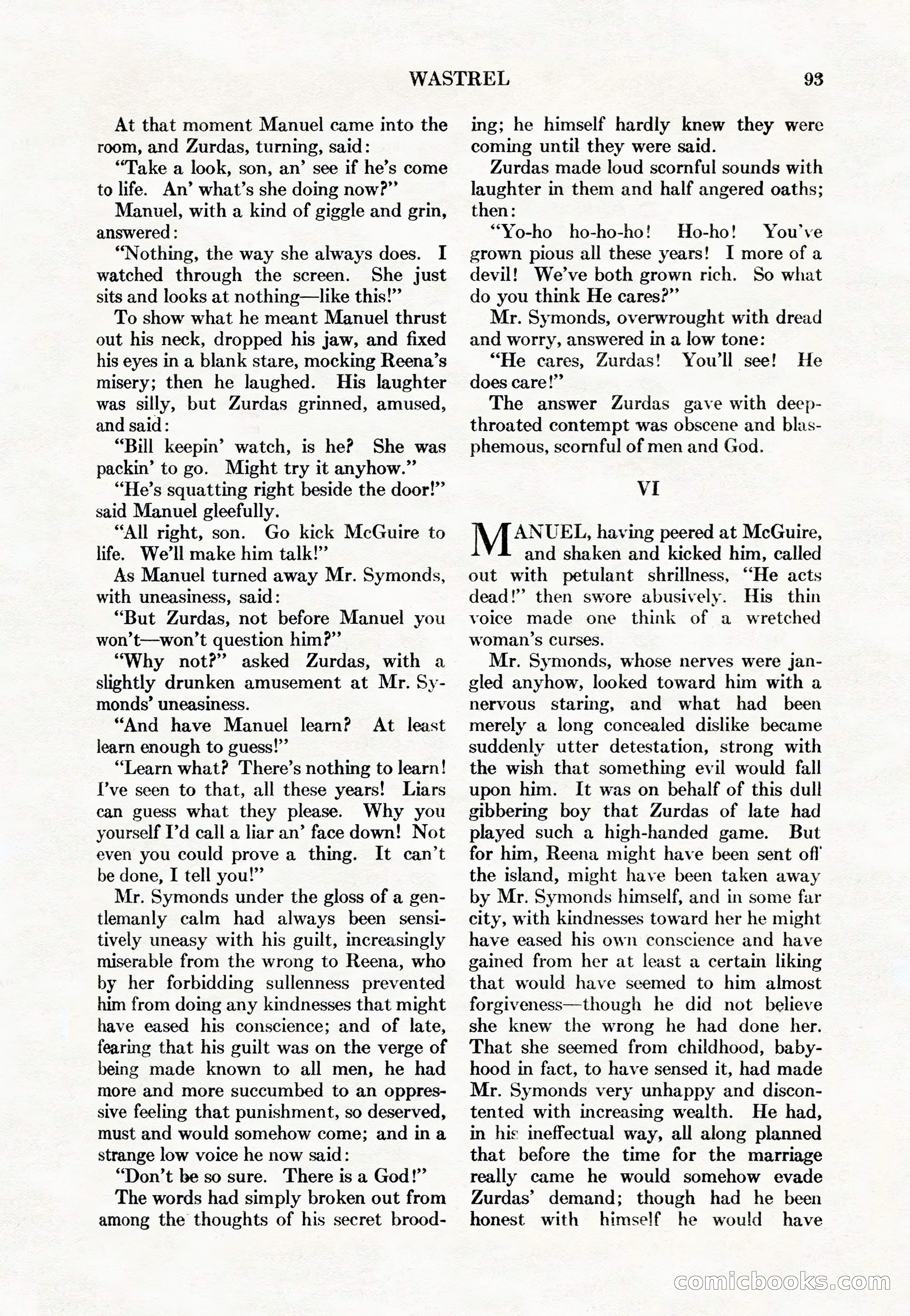 Adventure Magazine Cover, May 15, 1927 — page 95 of 196