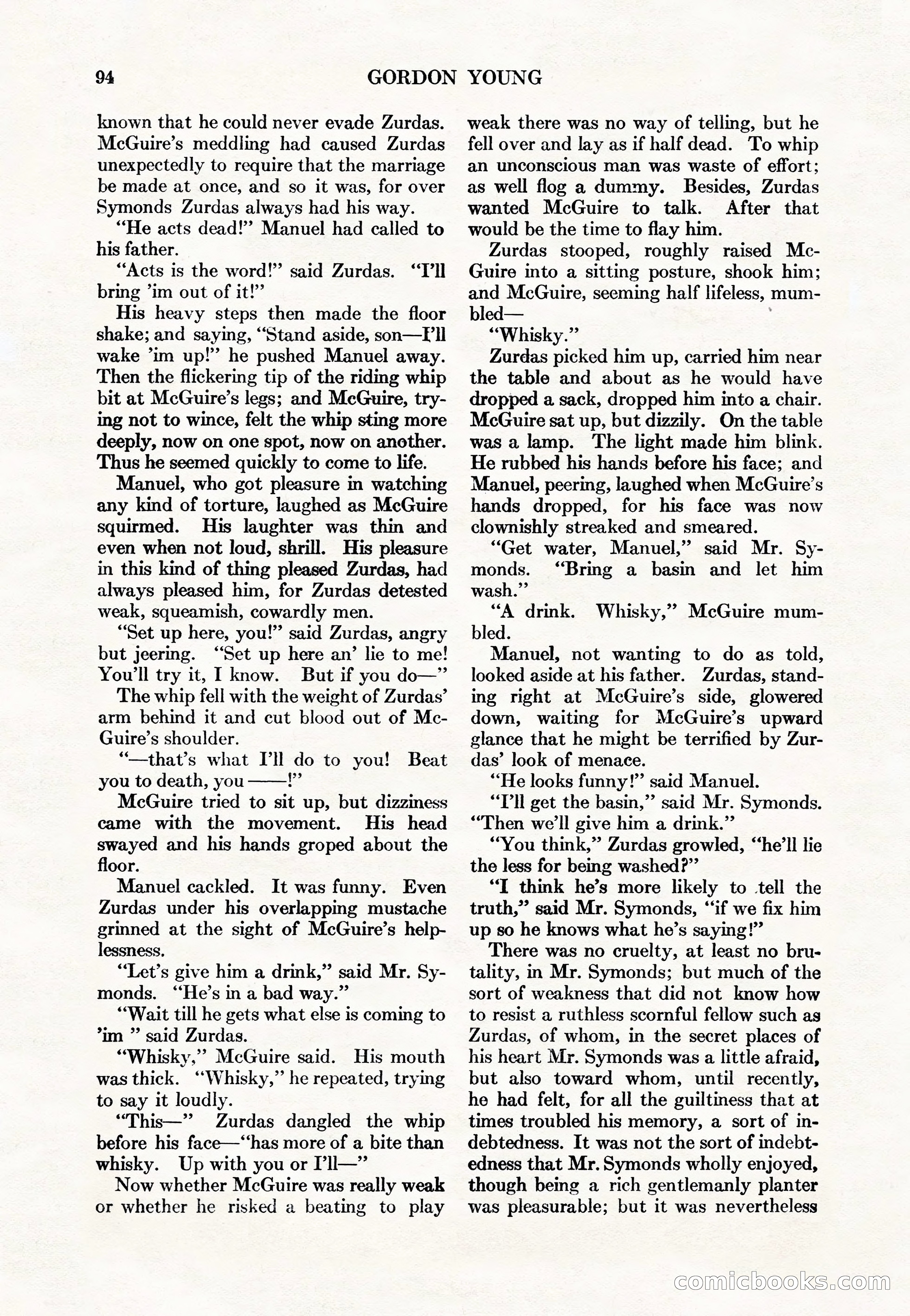 Adventure Magazine Cover, May 15, 1927 — page 96 of 196