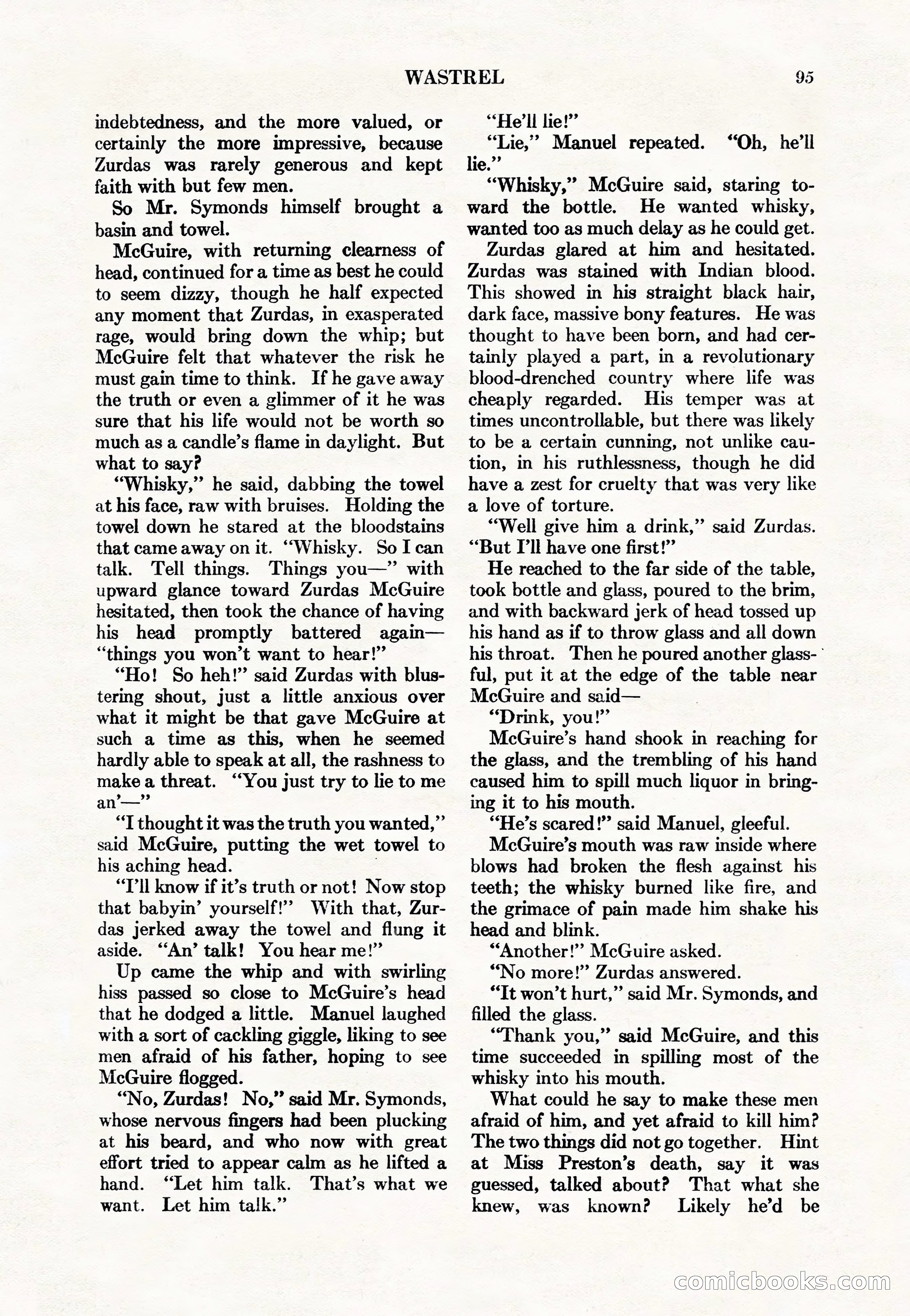 Adventure Magazine Cover, May 15, 1927 — page 97 of 196