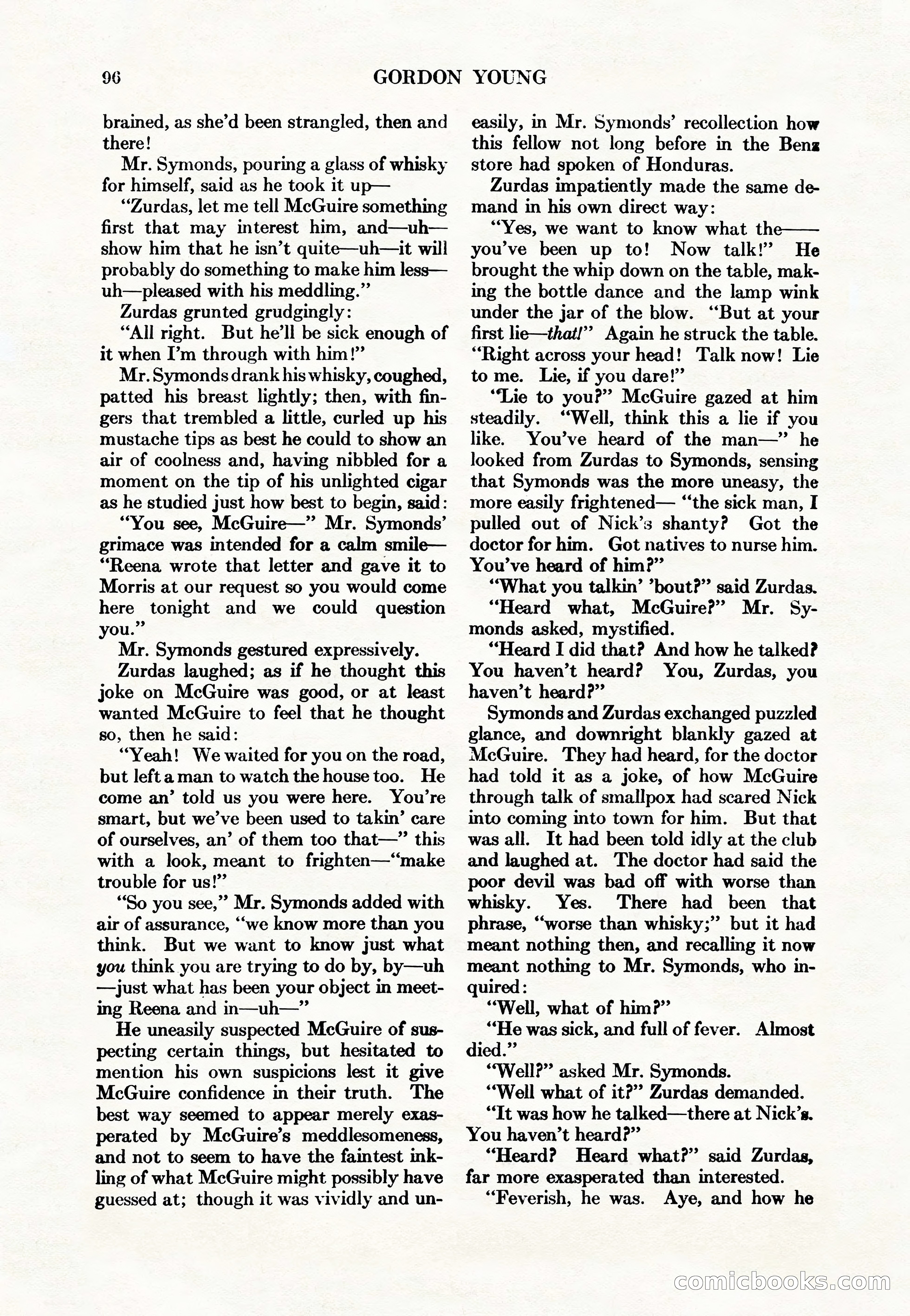 Adventure Magazine Cover, May 15, 1927 — page 98 of 196