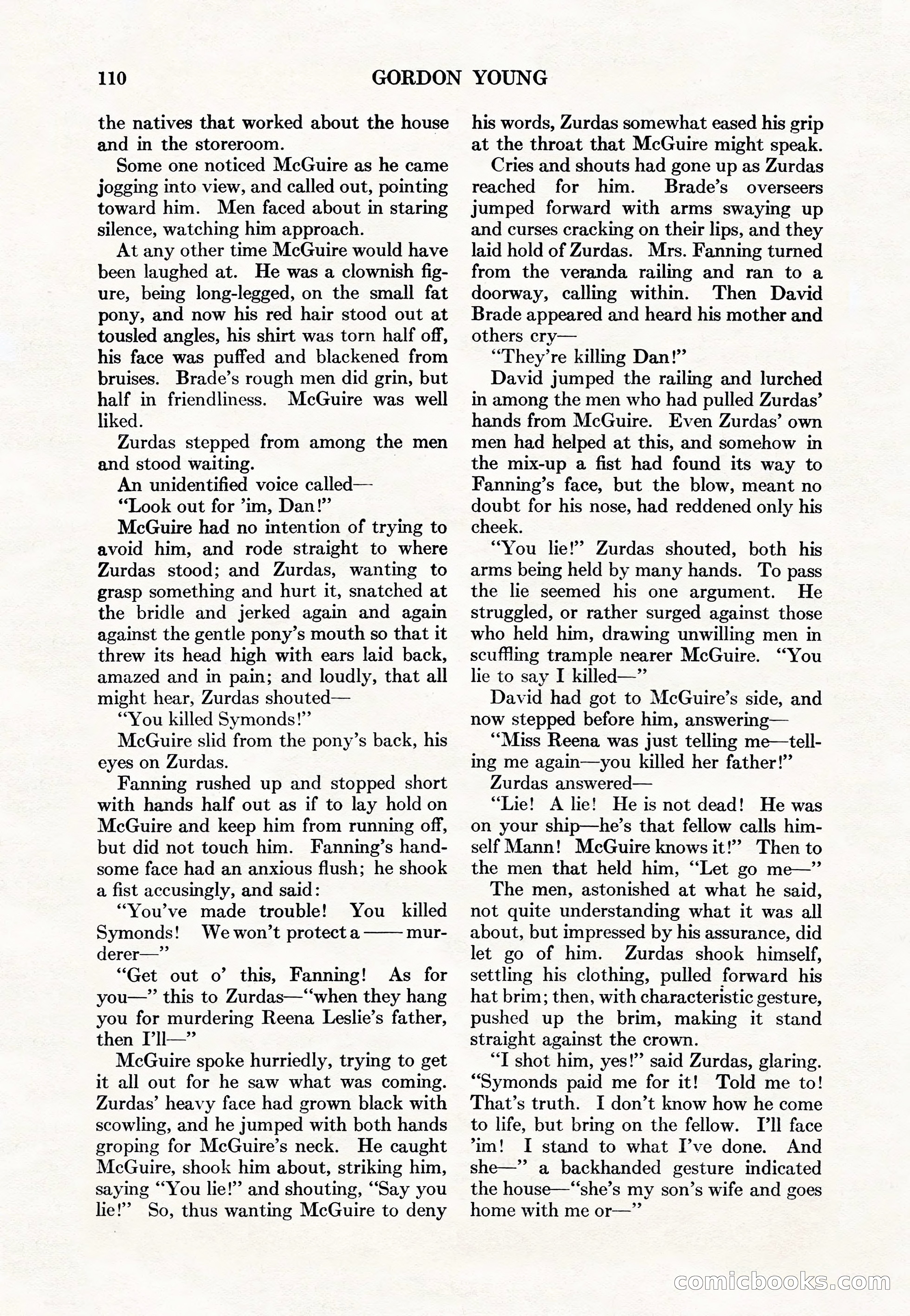 Adventure Magazine Cover, May 15, 1927 — page 112 of 196