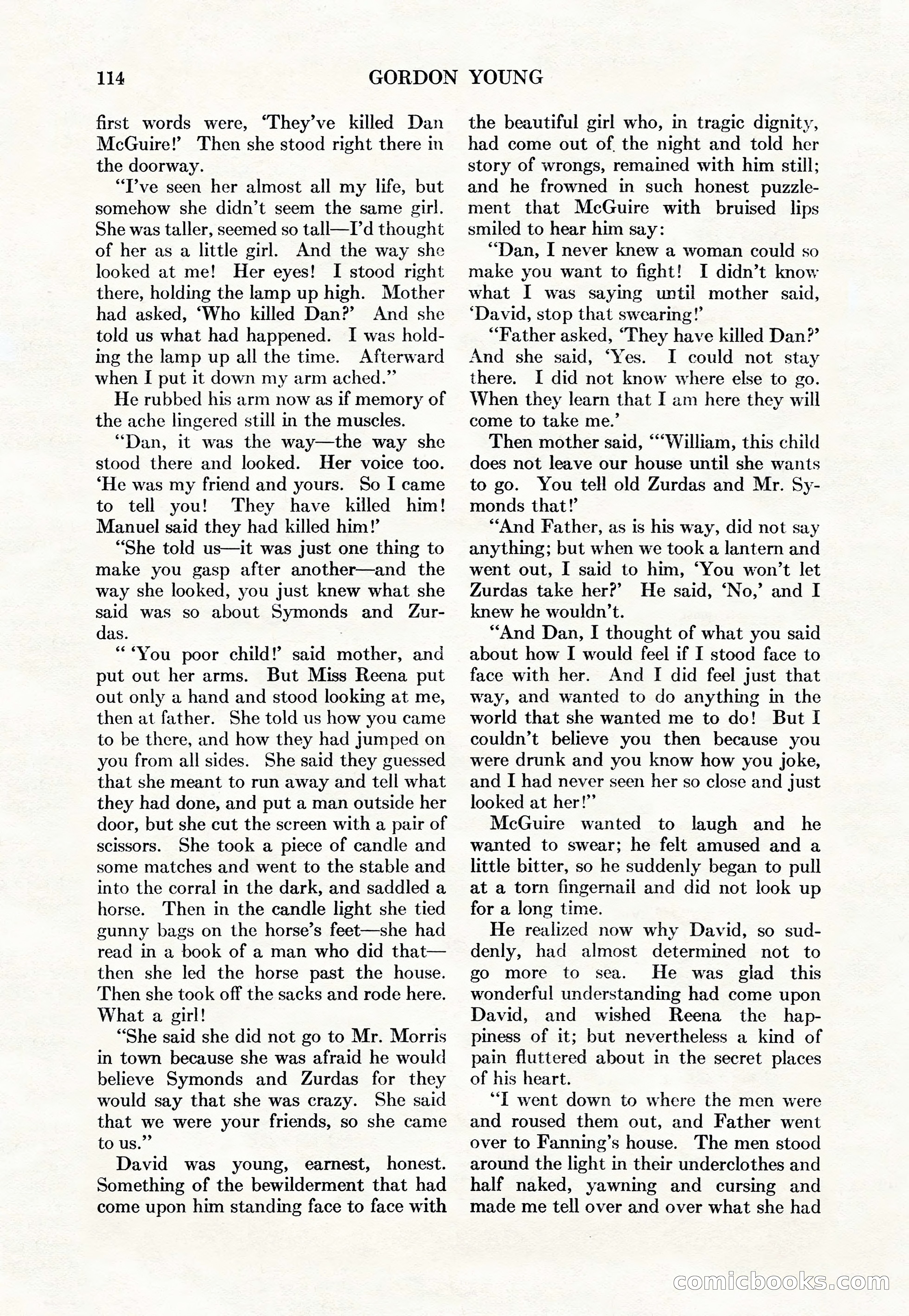 Adventure Magazine Cover, May 15, 1927 — page 116 of 196