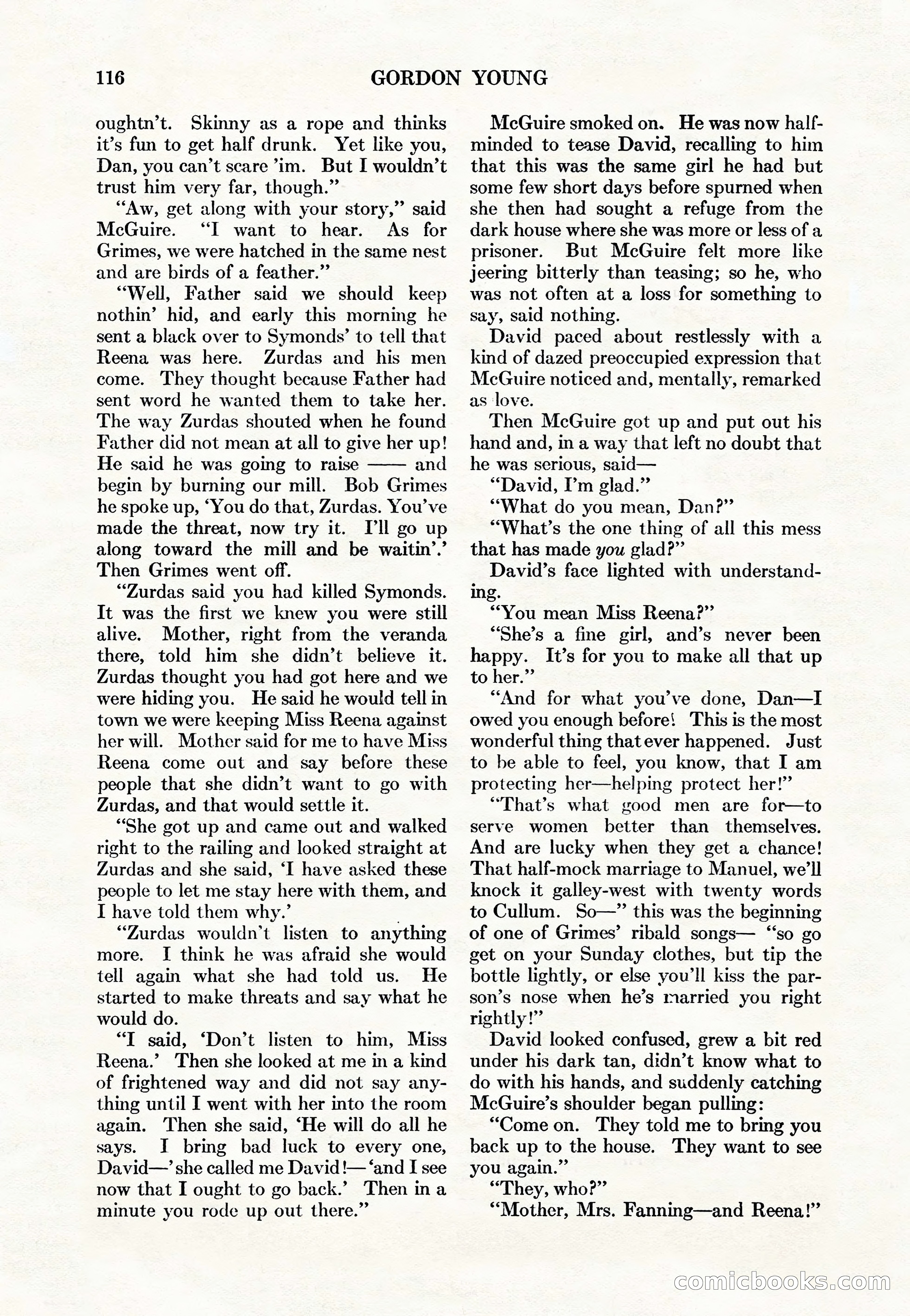 Adventure Magazine Cover, May 15, 1927 — page 118 of 196