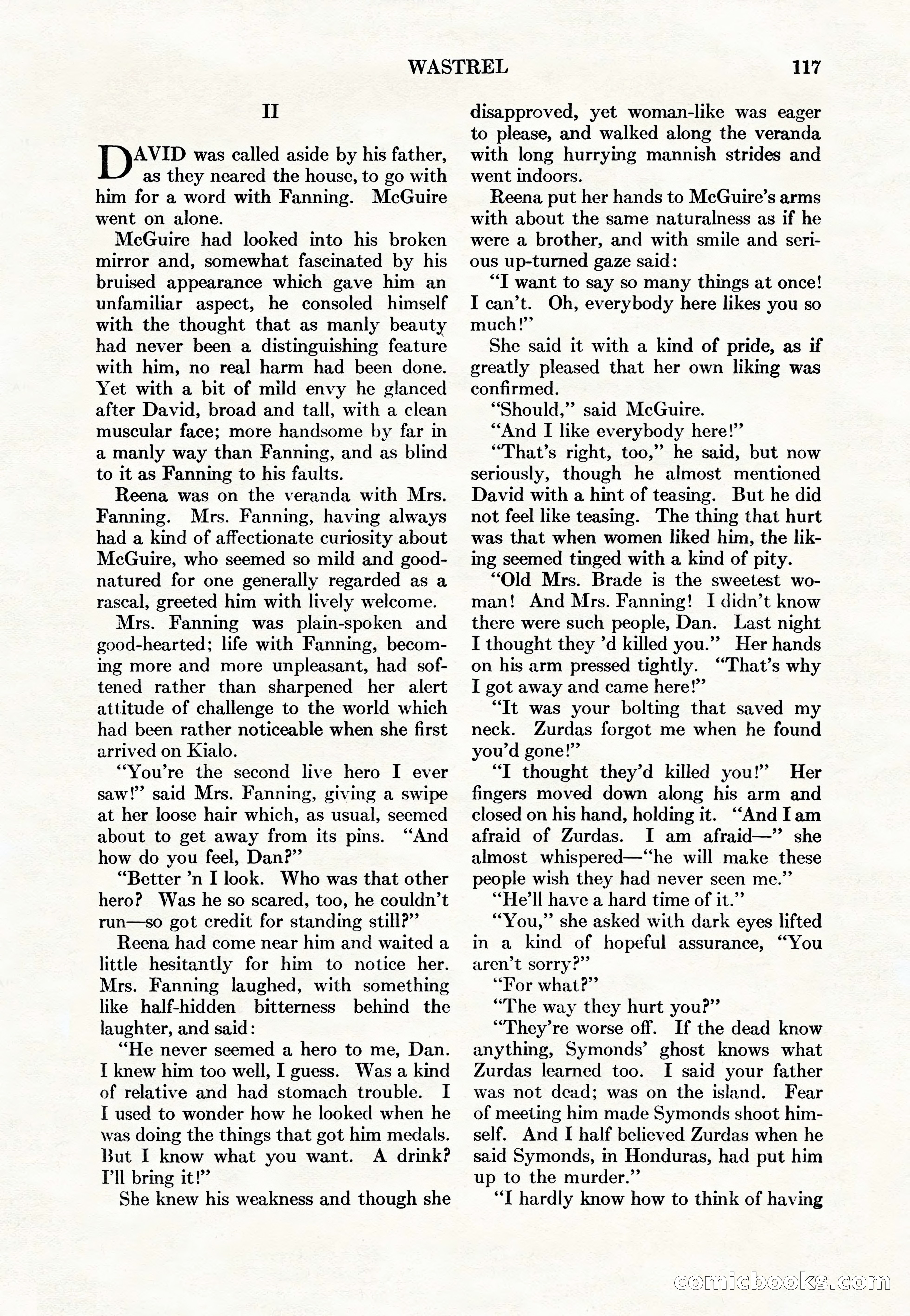 Adventure Magazine Cover, May 15, 1927 — page 119 of 196