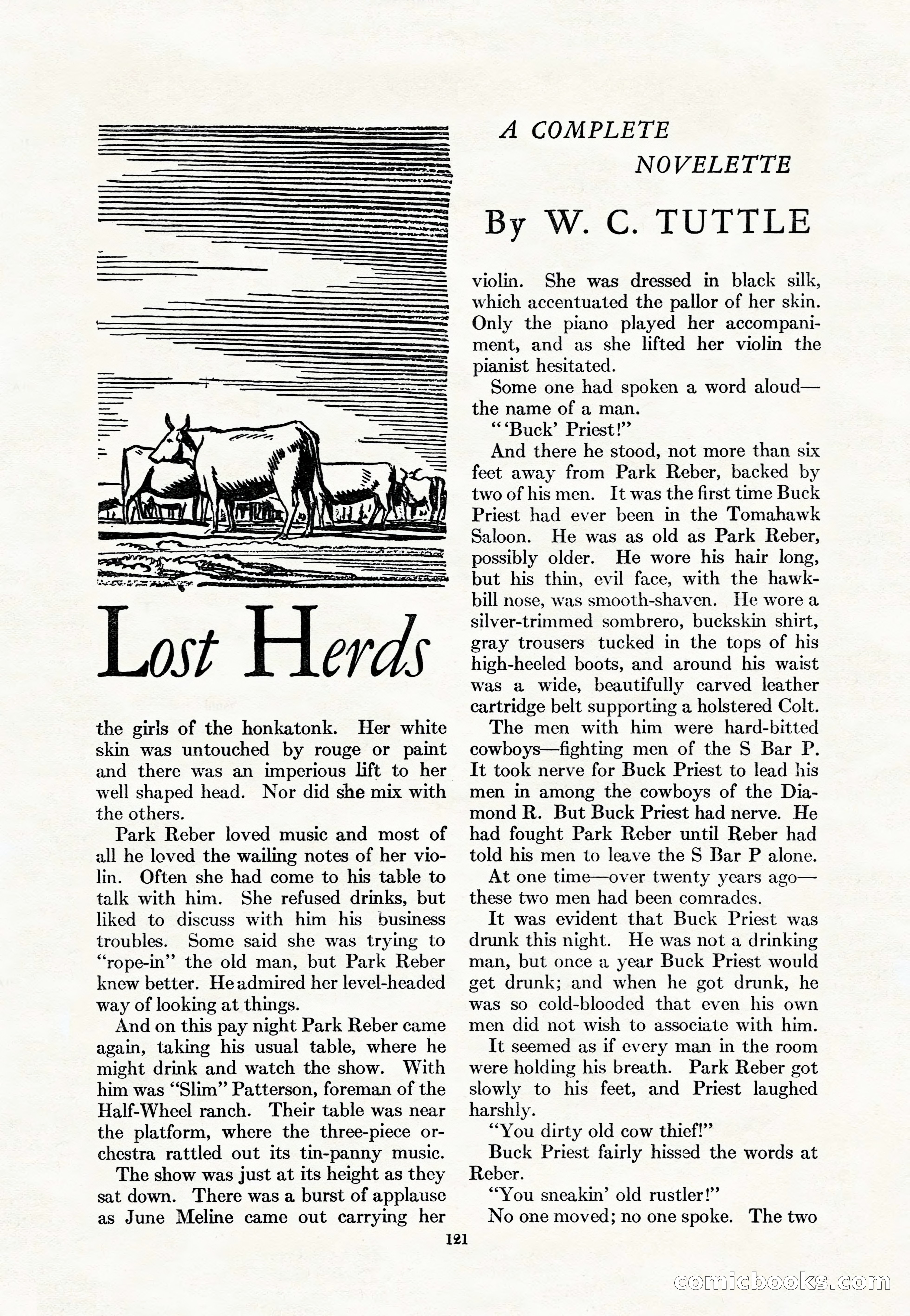 Adventure Magazine Cover, May 15, 1927 — page 123 of 196