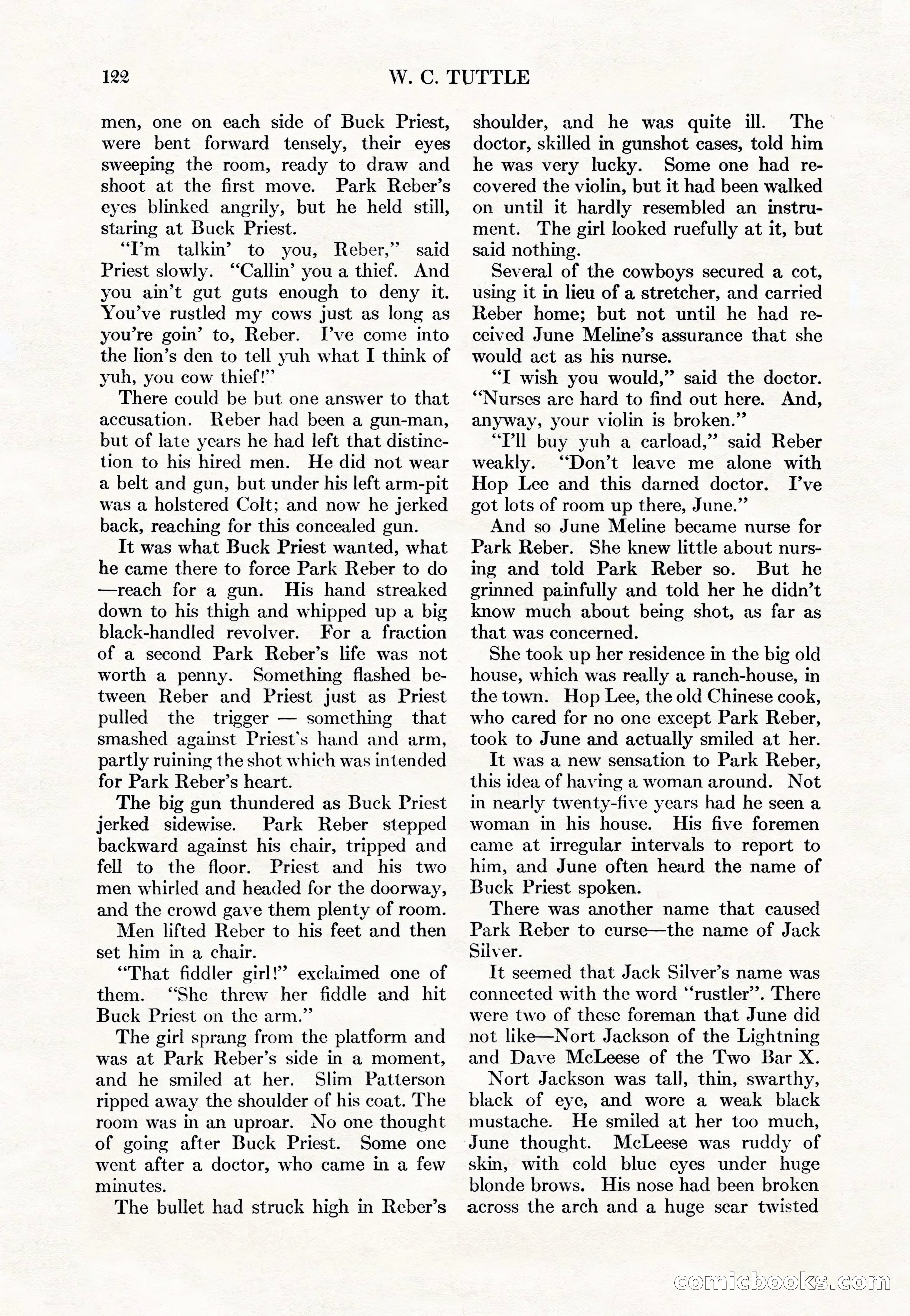 Adventure Magazine Cover, May 15, 1927 — page 124 of 196