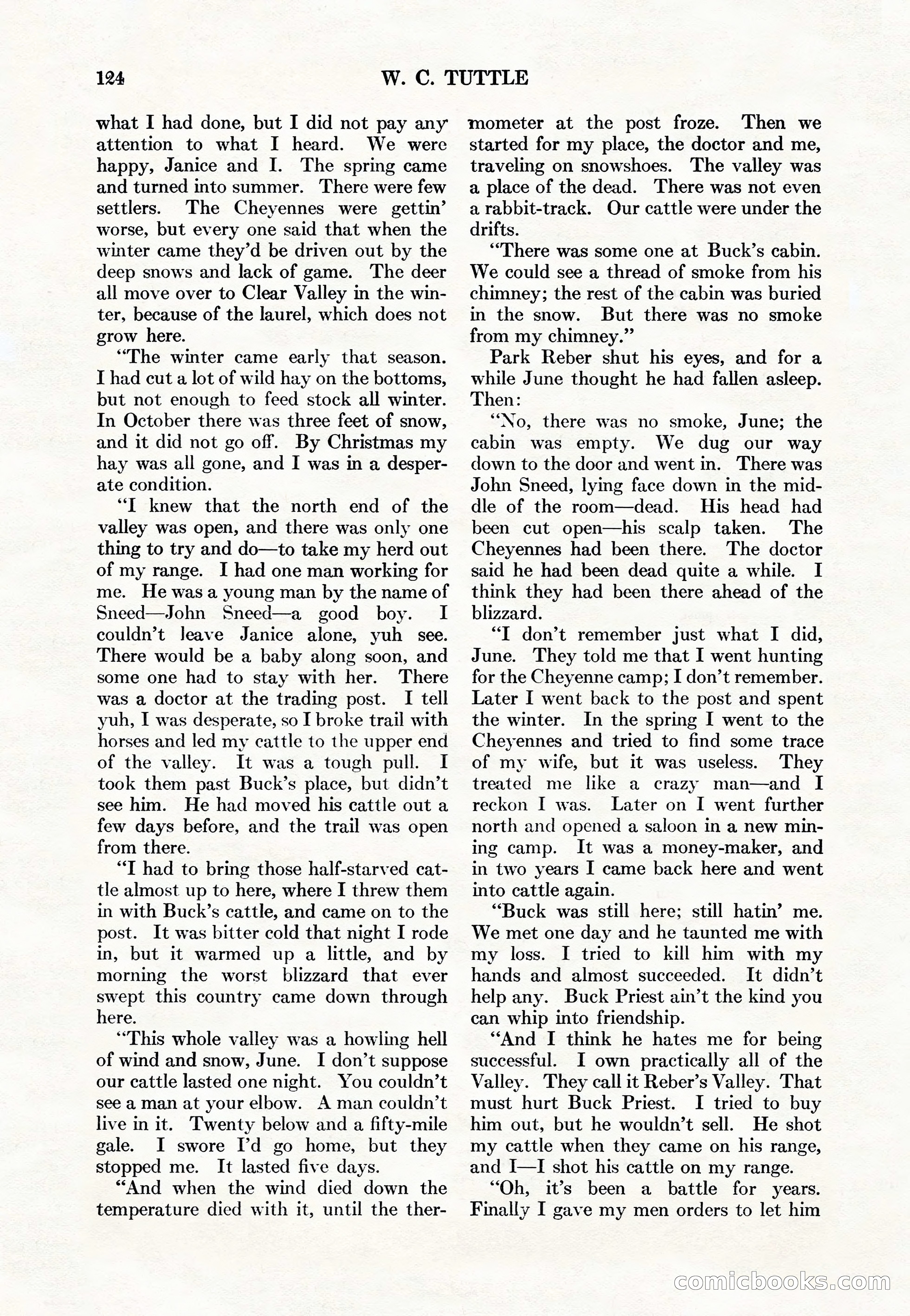 Adventure Magazine Cover, May 15, 1927 — page 126 of 196