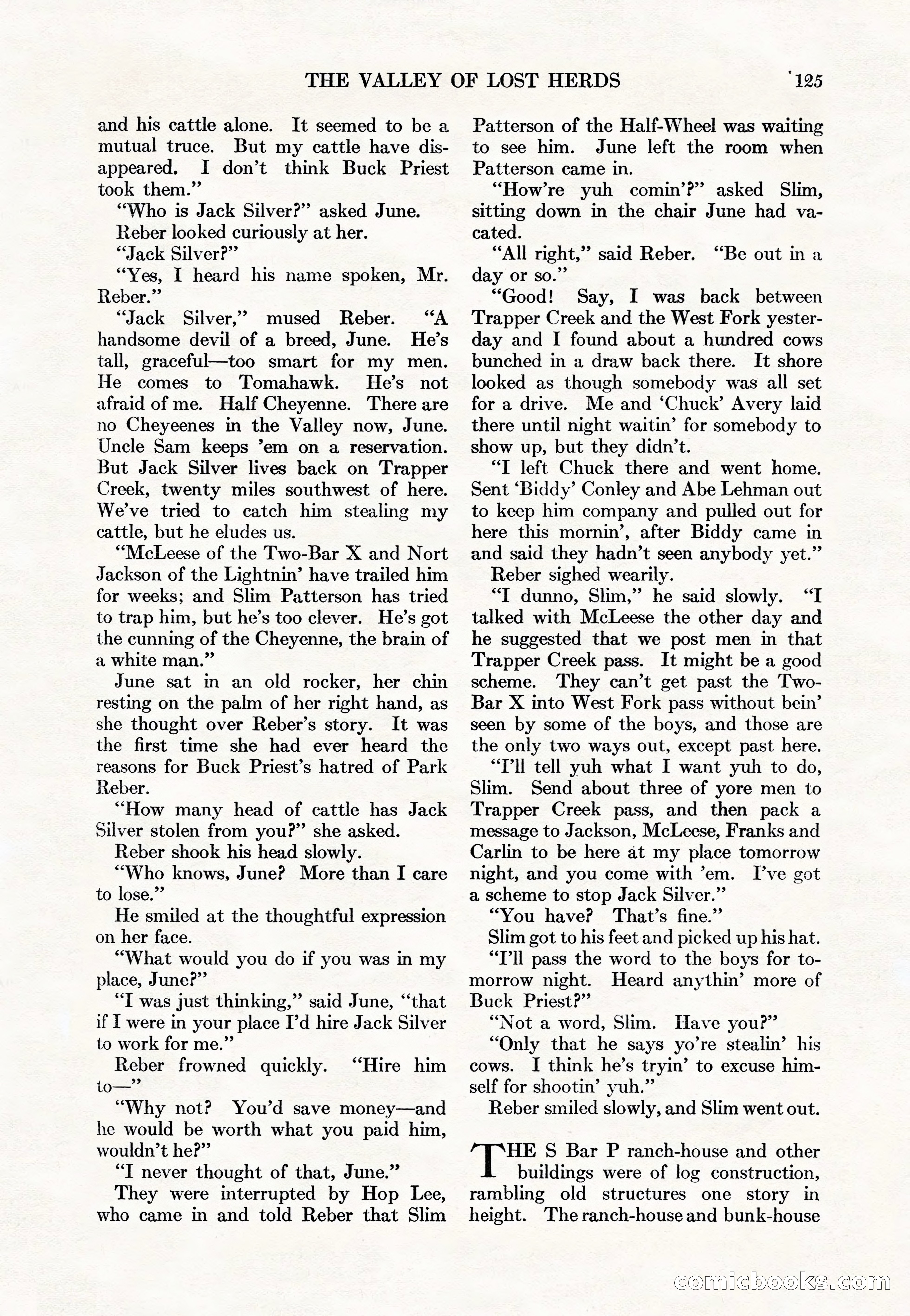 Adventure Magazine Cover, May 15, 1927 — page 127 of 196