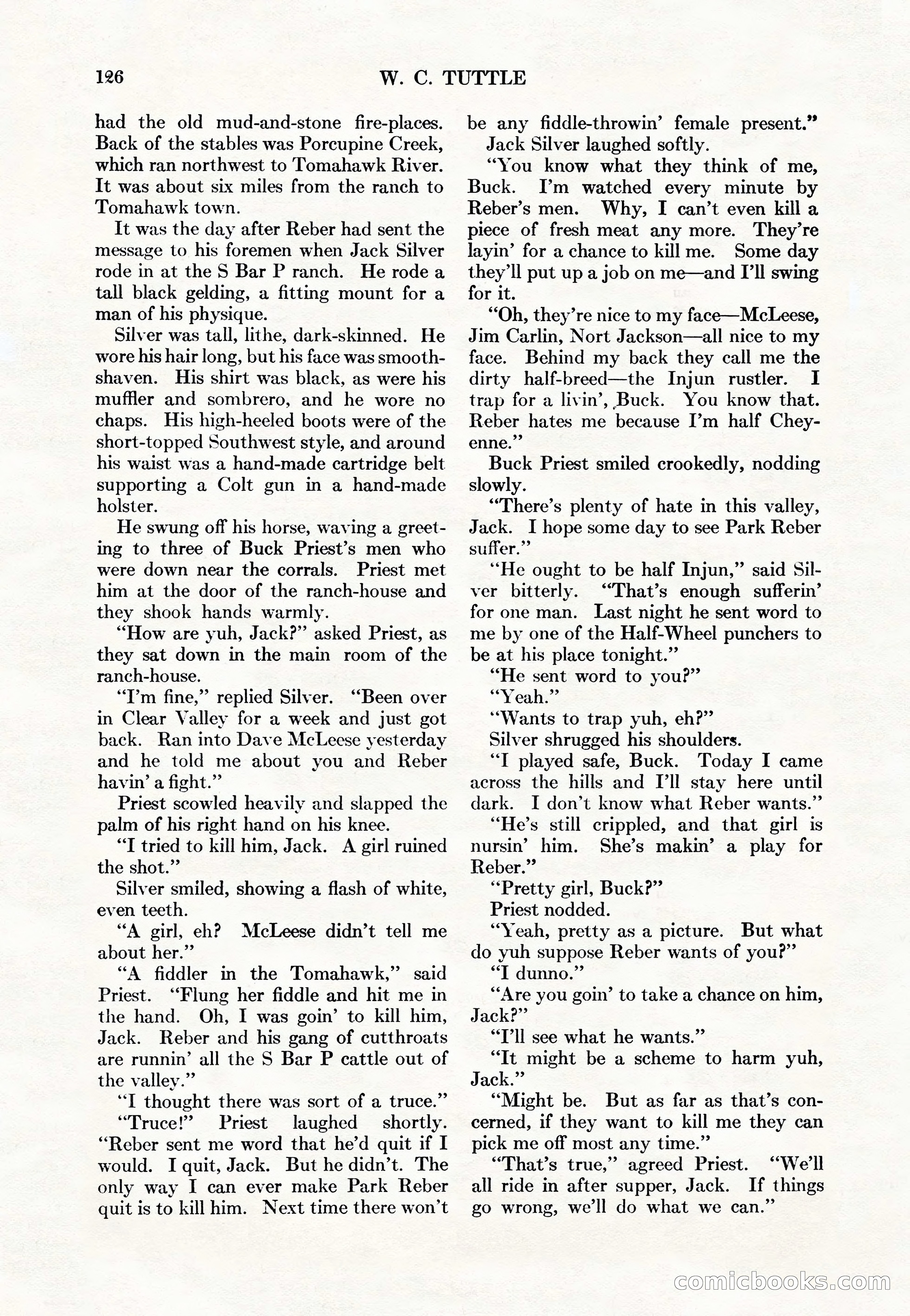 Adventure Magazine Cover, May 15, 1927 — page 128 of 196
