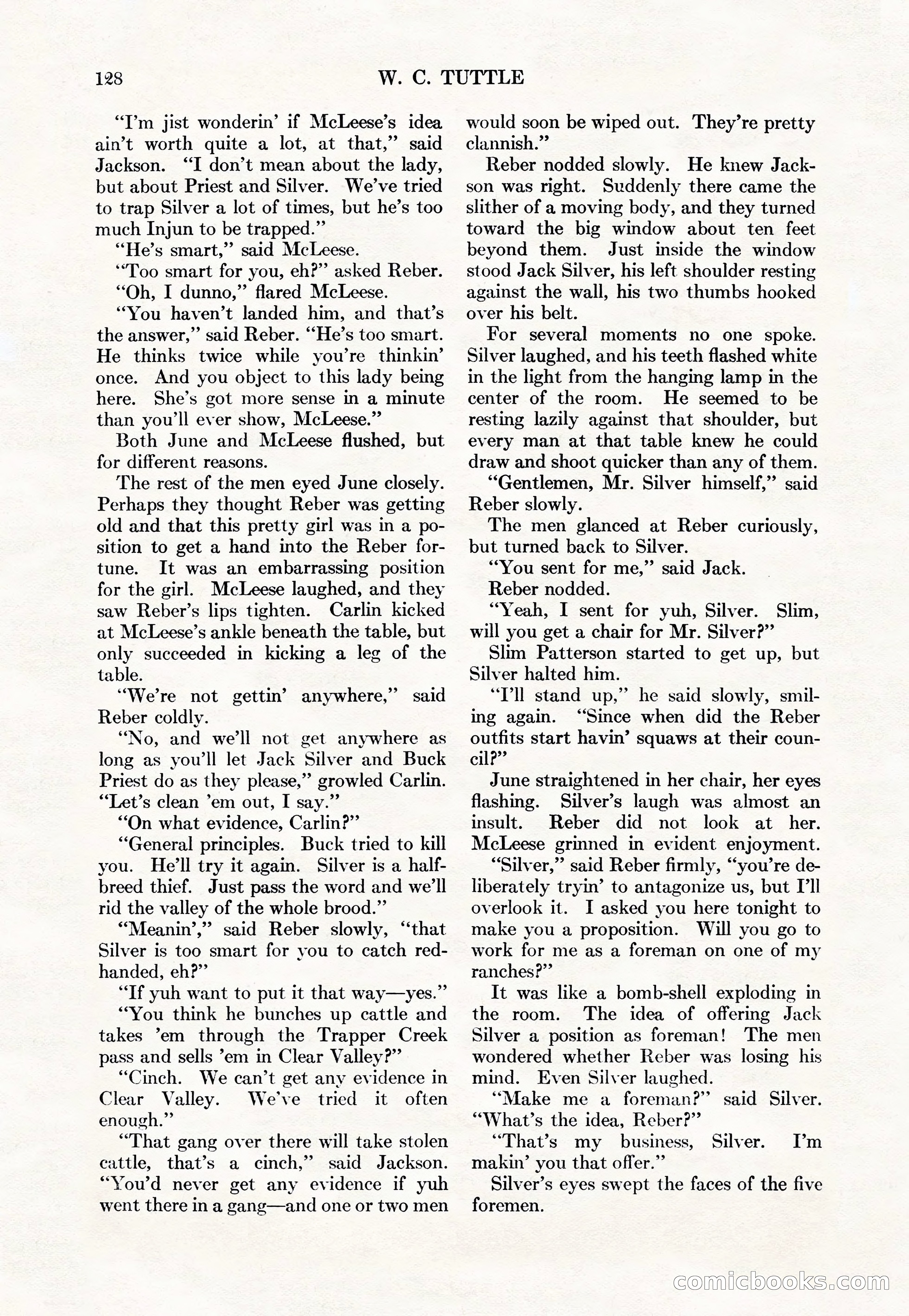 Adventure Magazine Cover, May 15, 1927 — page 130 of 196