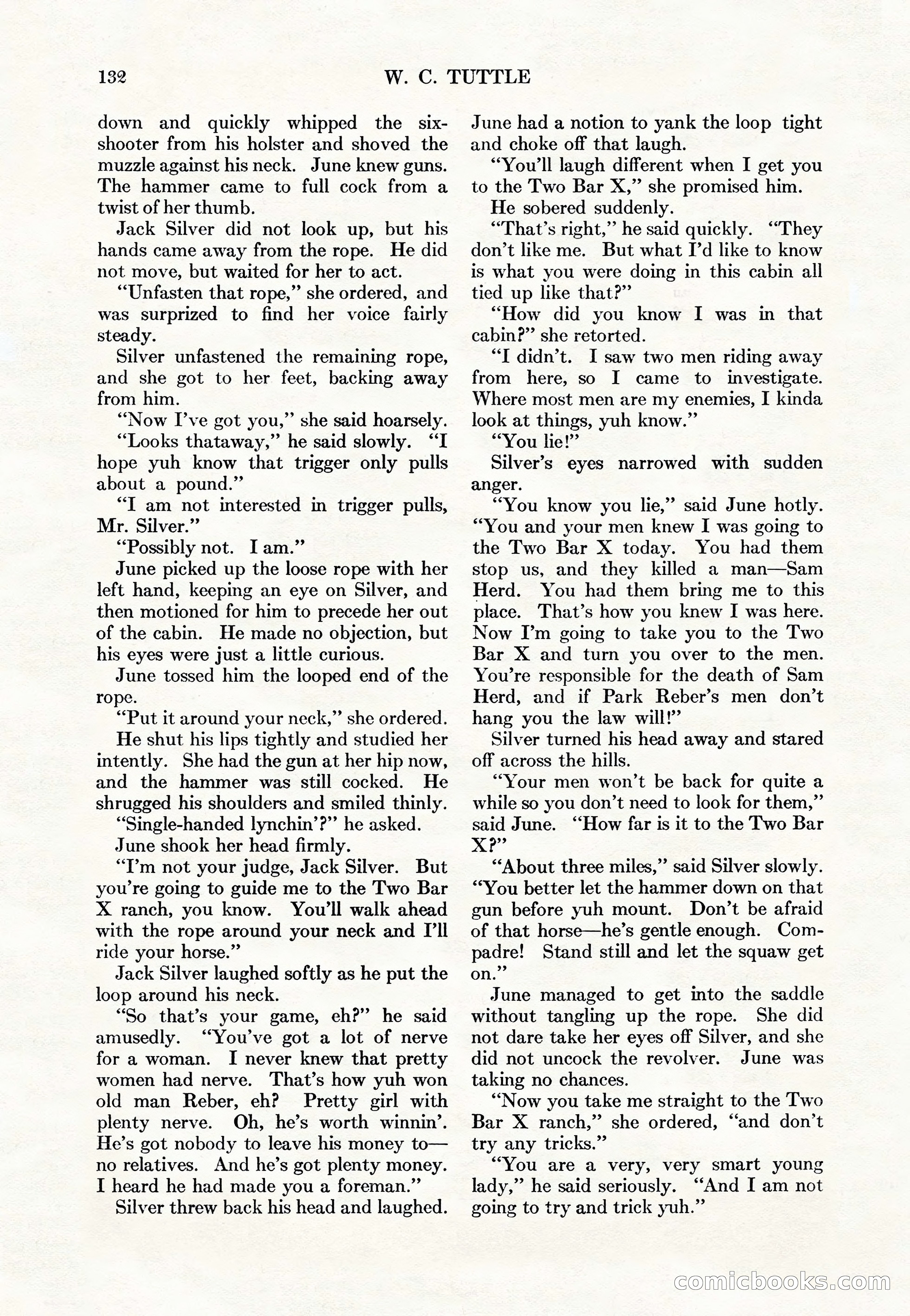 Adventure Magazine Cover, May 15, 1927 — page 134 of 196