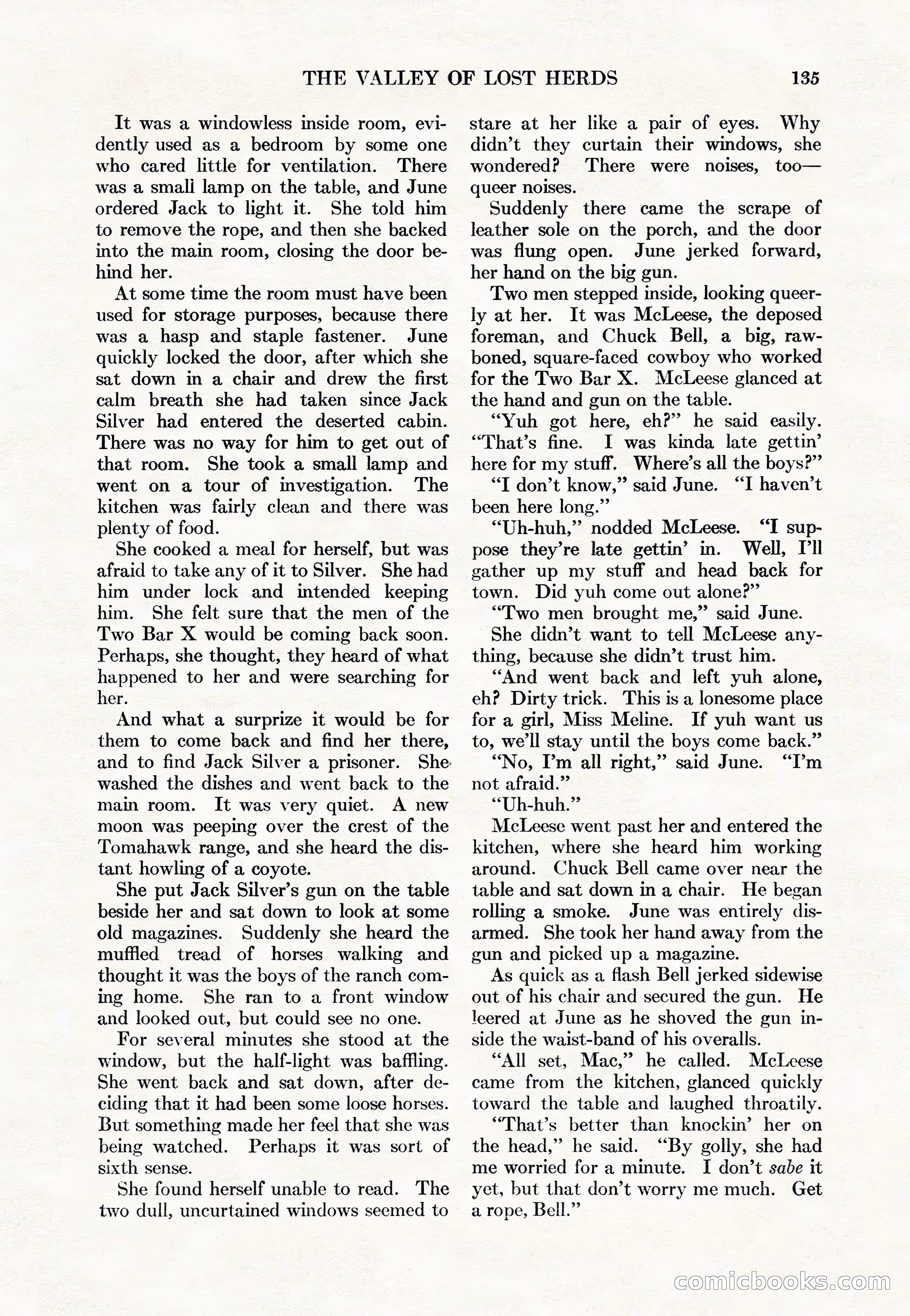Adventure Magazine Cover, May 15, 1927 — page 137 of 196