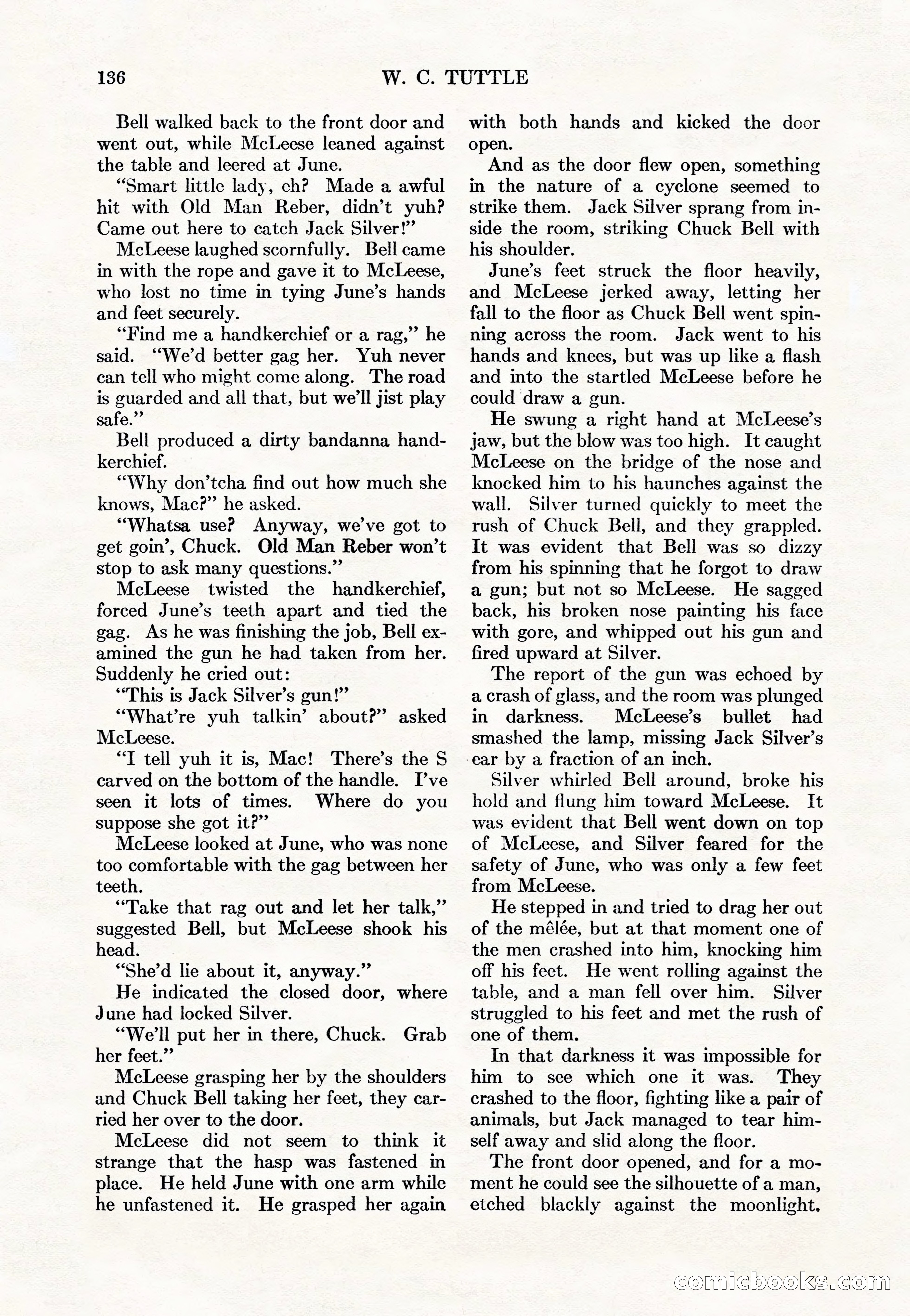 Adventure Magazine Cover, May 15, 1927 — page 138 of 196