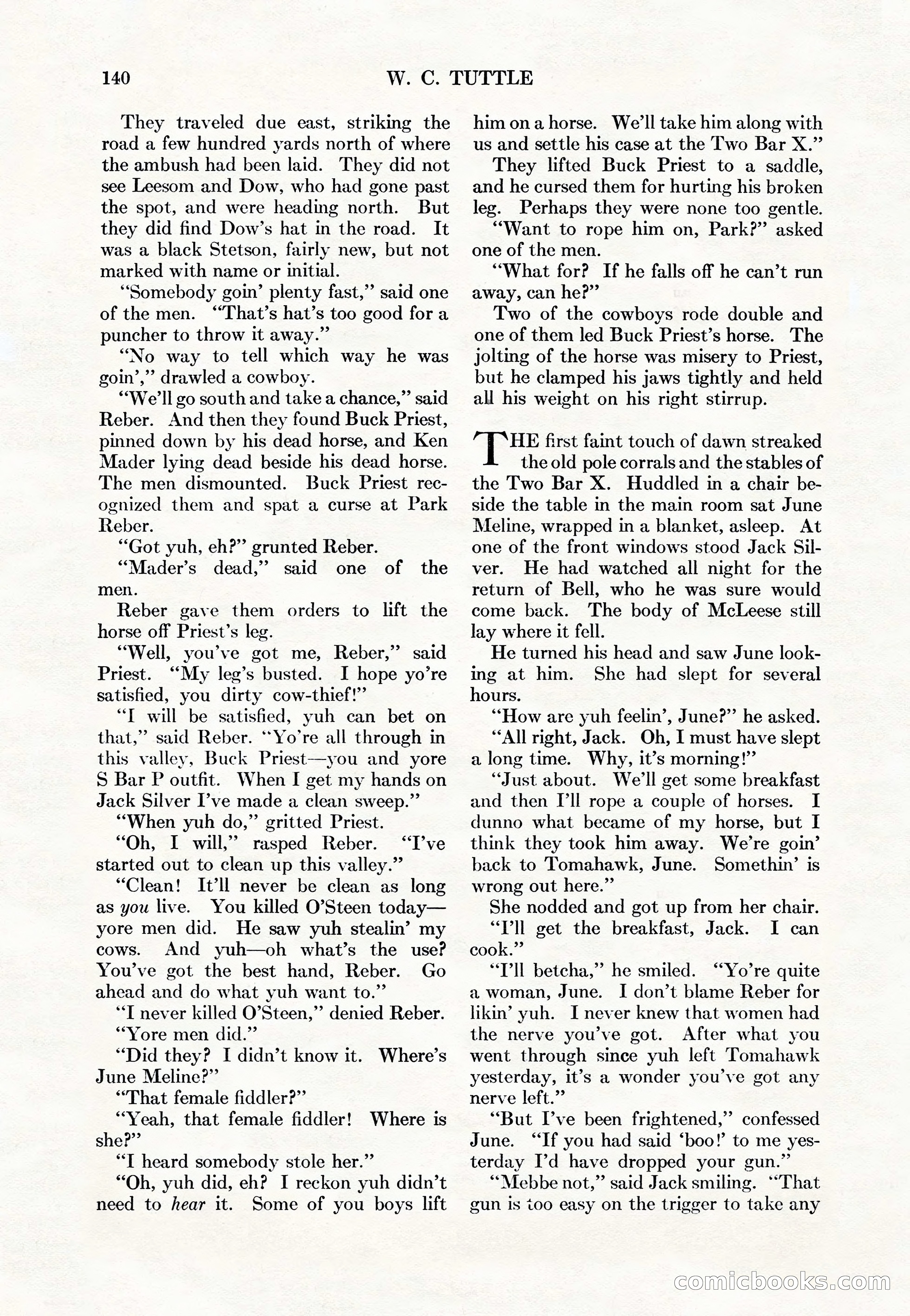 Adventure Magazine Cover, May 15, 1927 — page 142 of 196