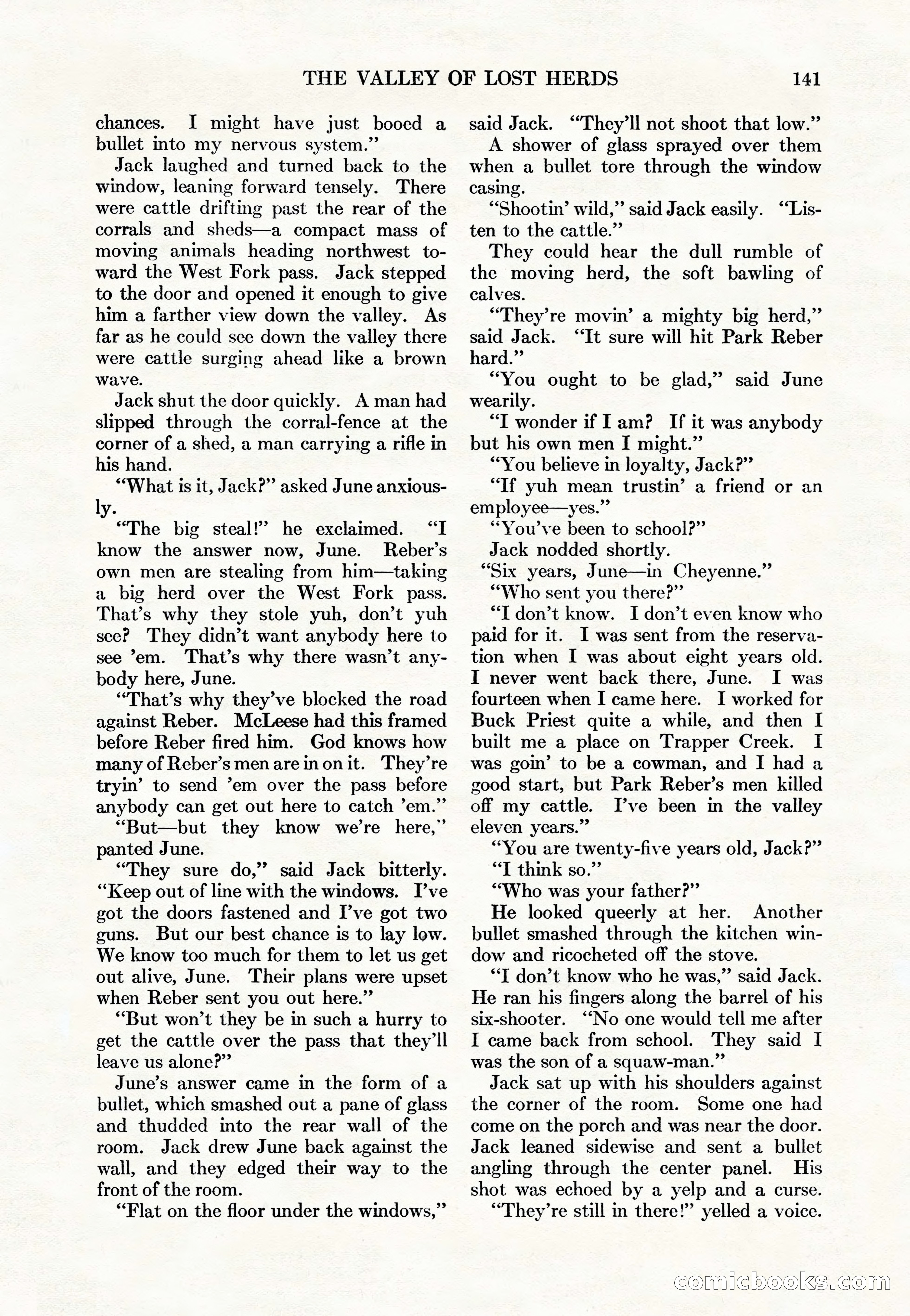 Adventure Magazine Cover, May 15, 1927 — page 143 of 196