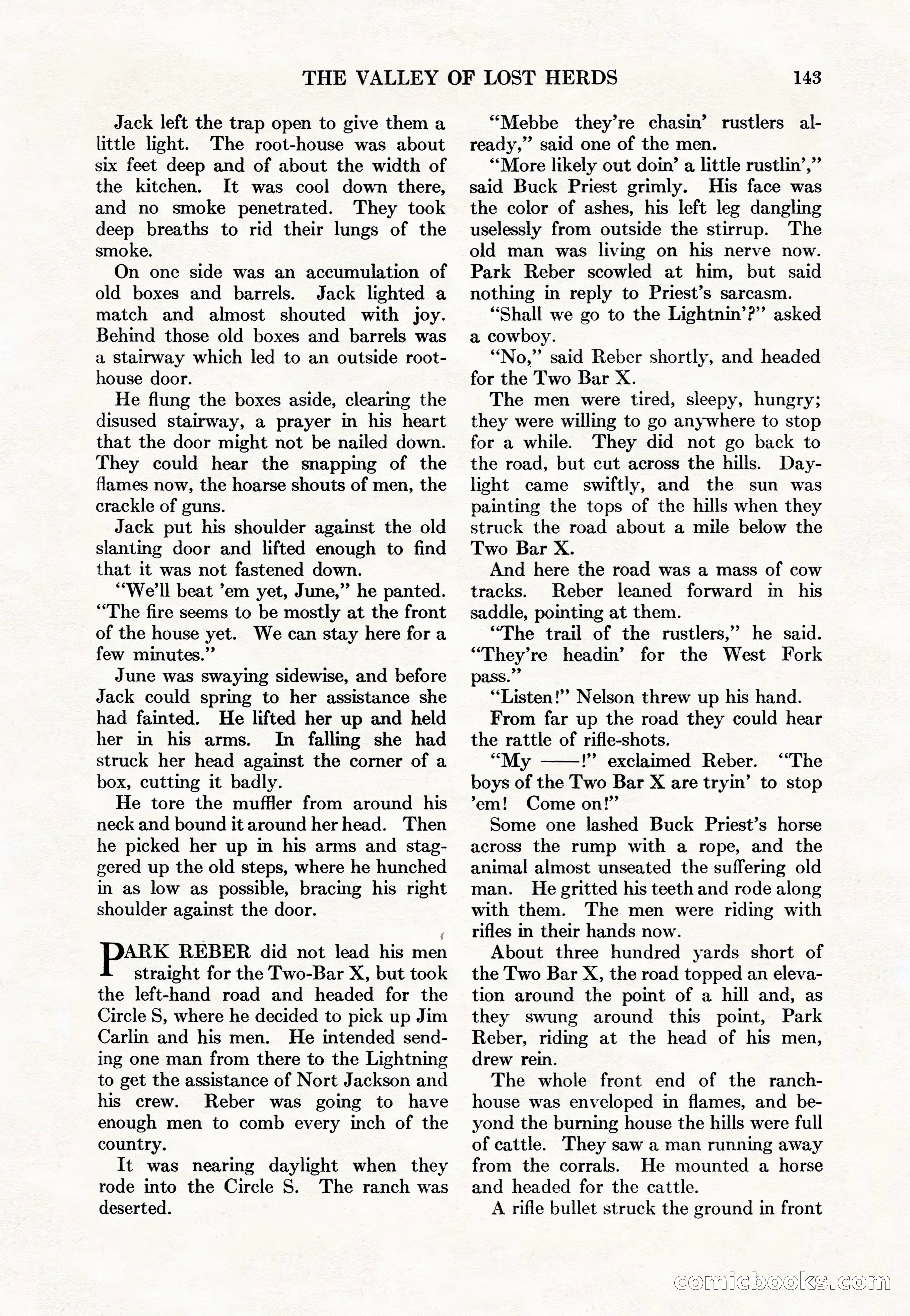 Adventure Magazine Cover, May 15, 1927 — page 145 of 196