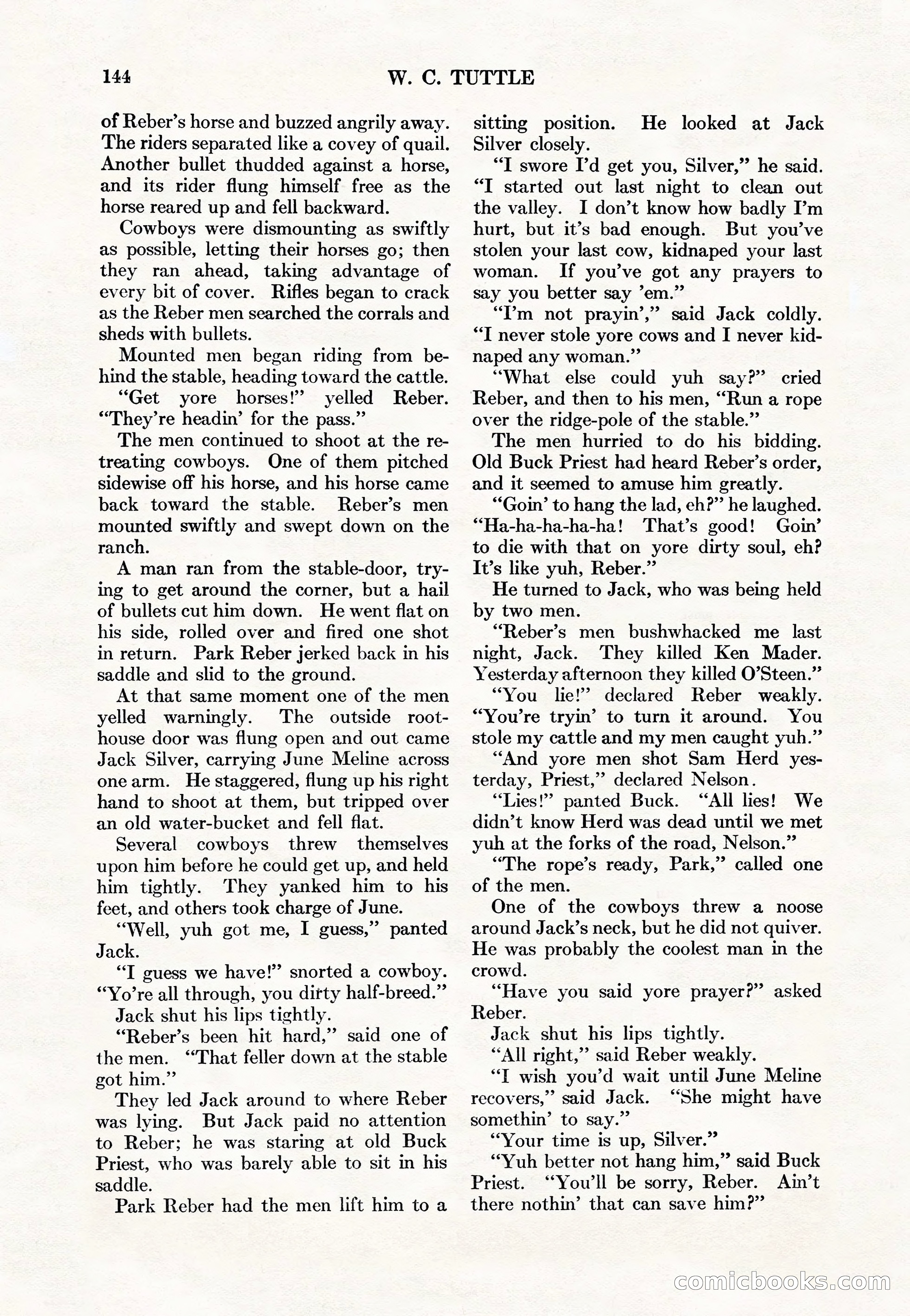 Adventure Magazine Cover, May 15, 1927 — page 146 of 196