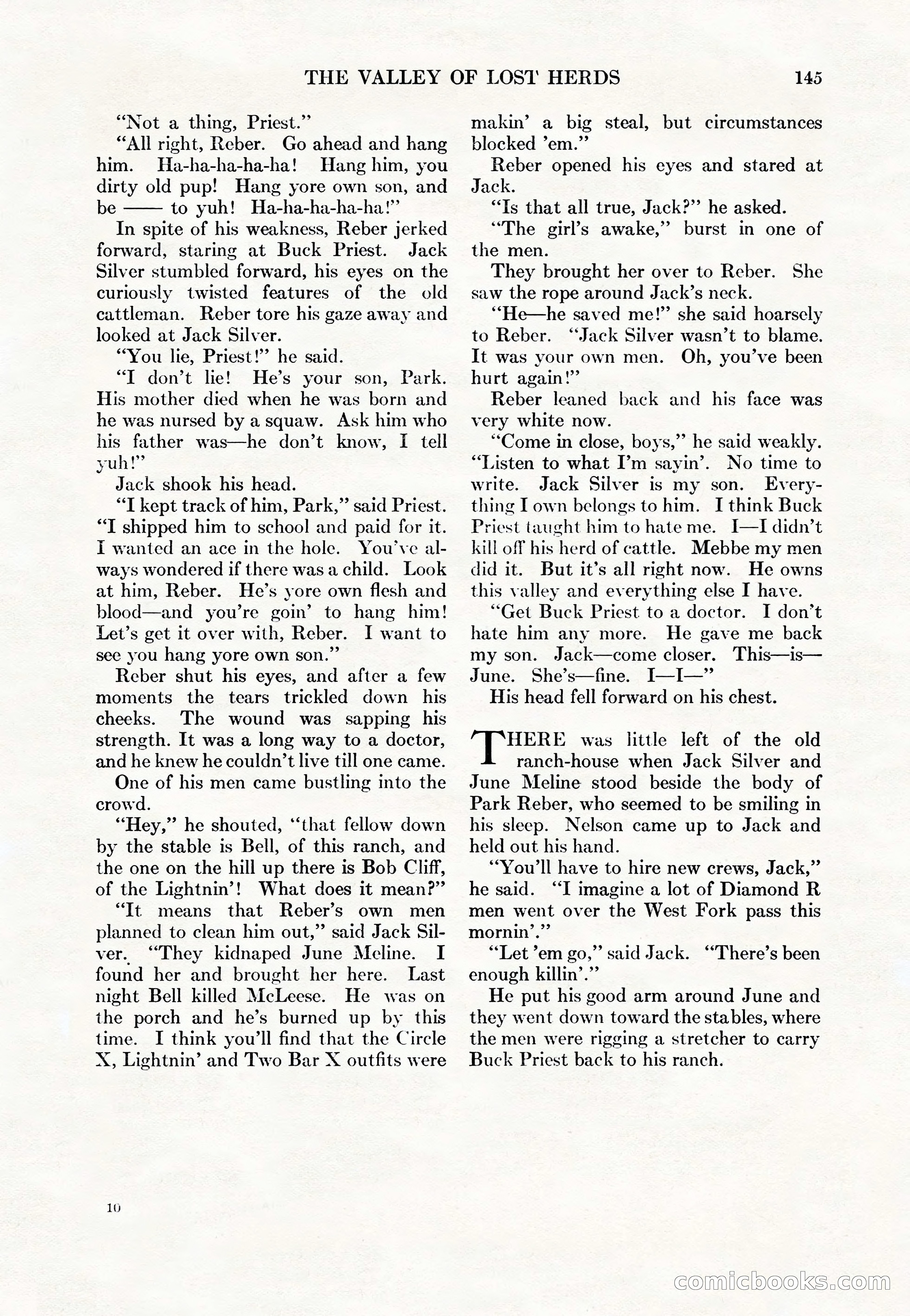 Adventure Magazine Cover, May 15, 1927 — page 147 of 196