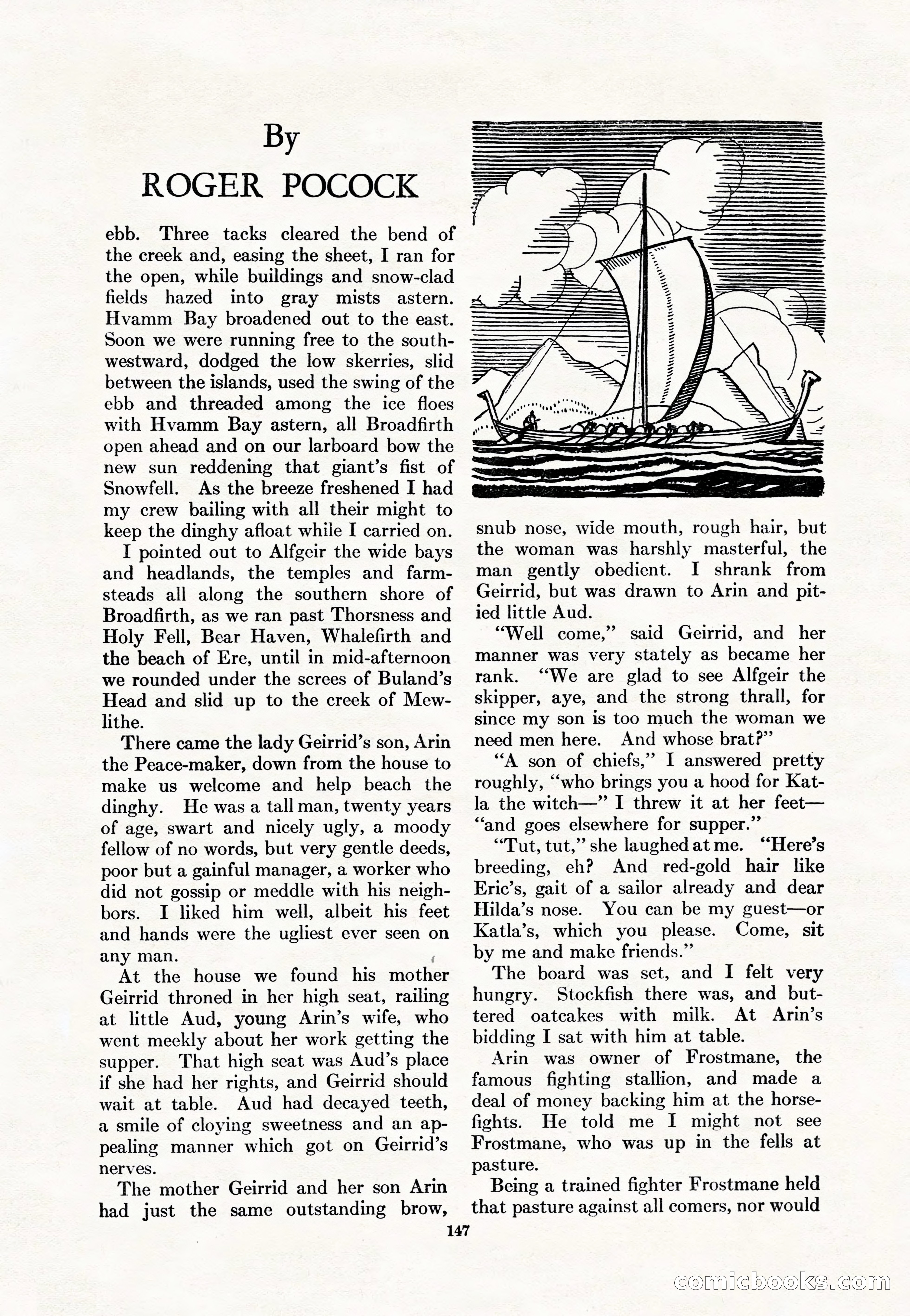 Adventure Magazine Cover, May 15, 1927 — page 149 of 196