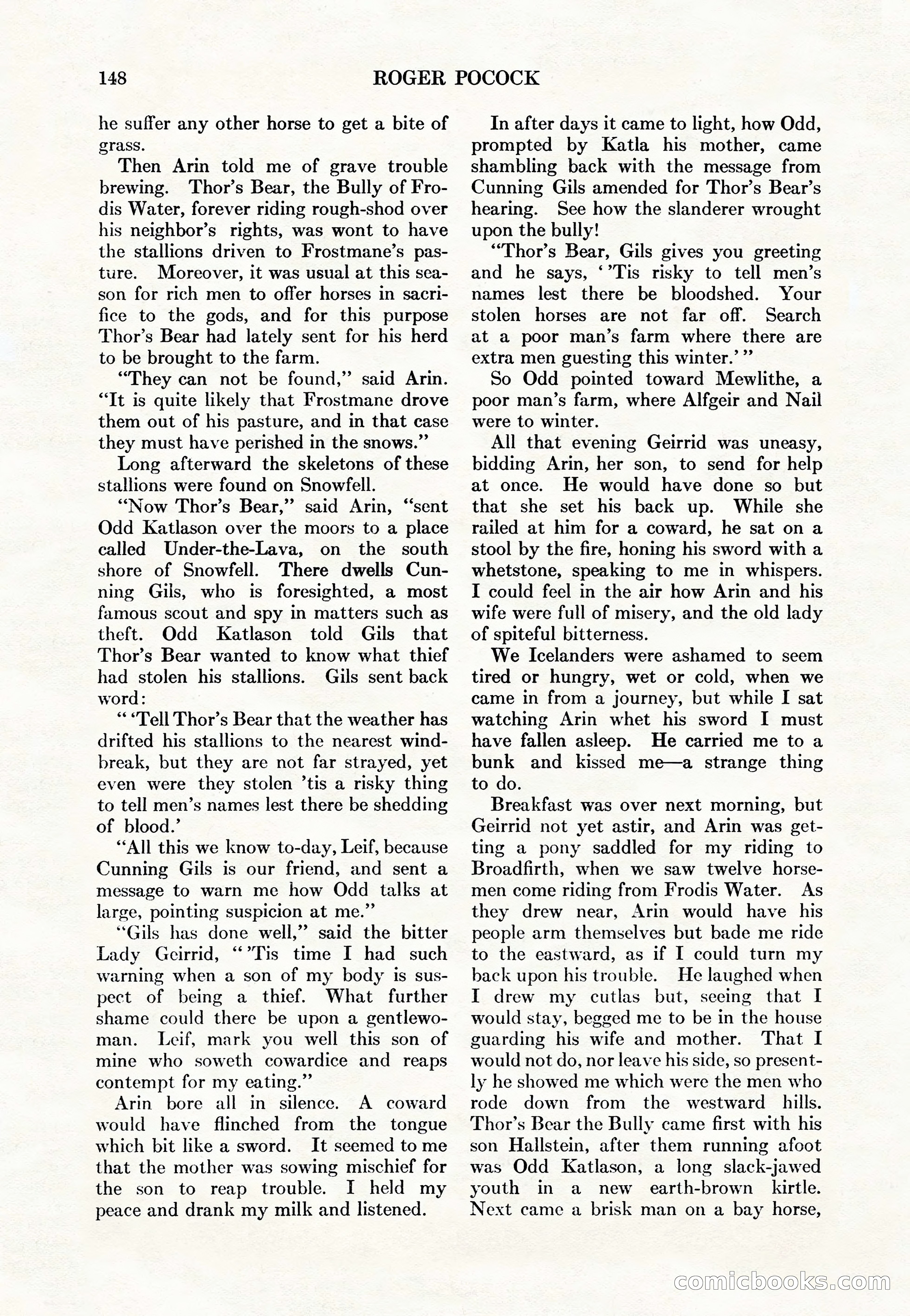 Adventure Magazine Cover, May 15, 1927 — page 150 of 196