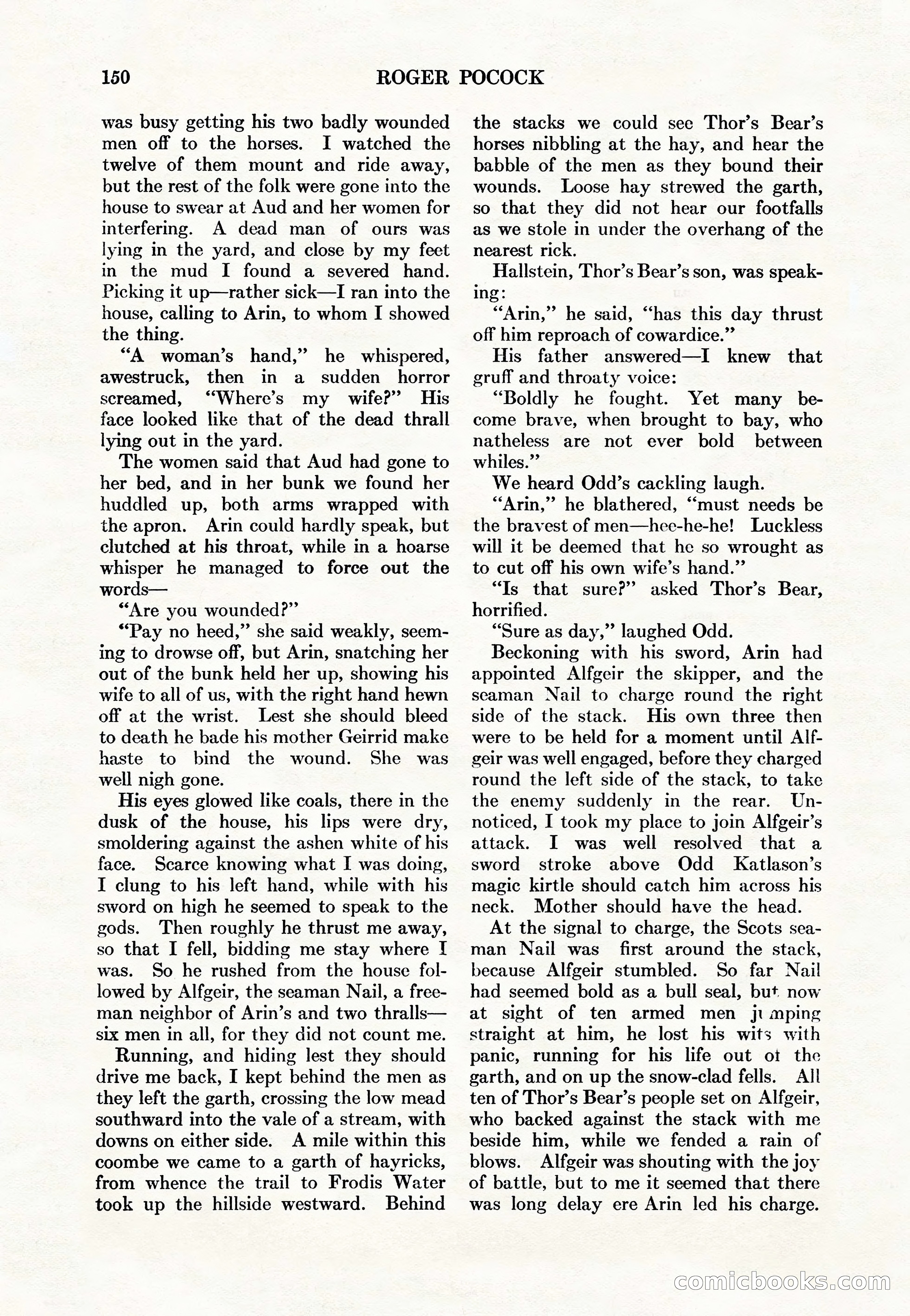 Adventure Magazine Cover, May 15, 1927 — page 152 of 196