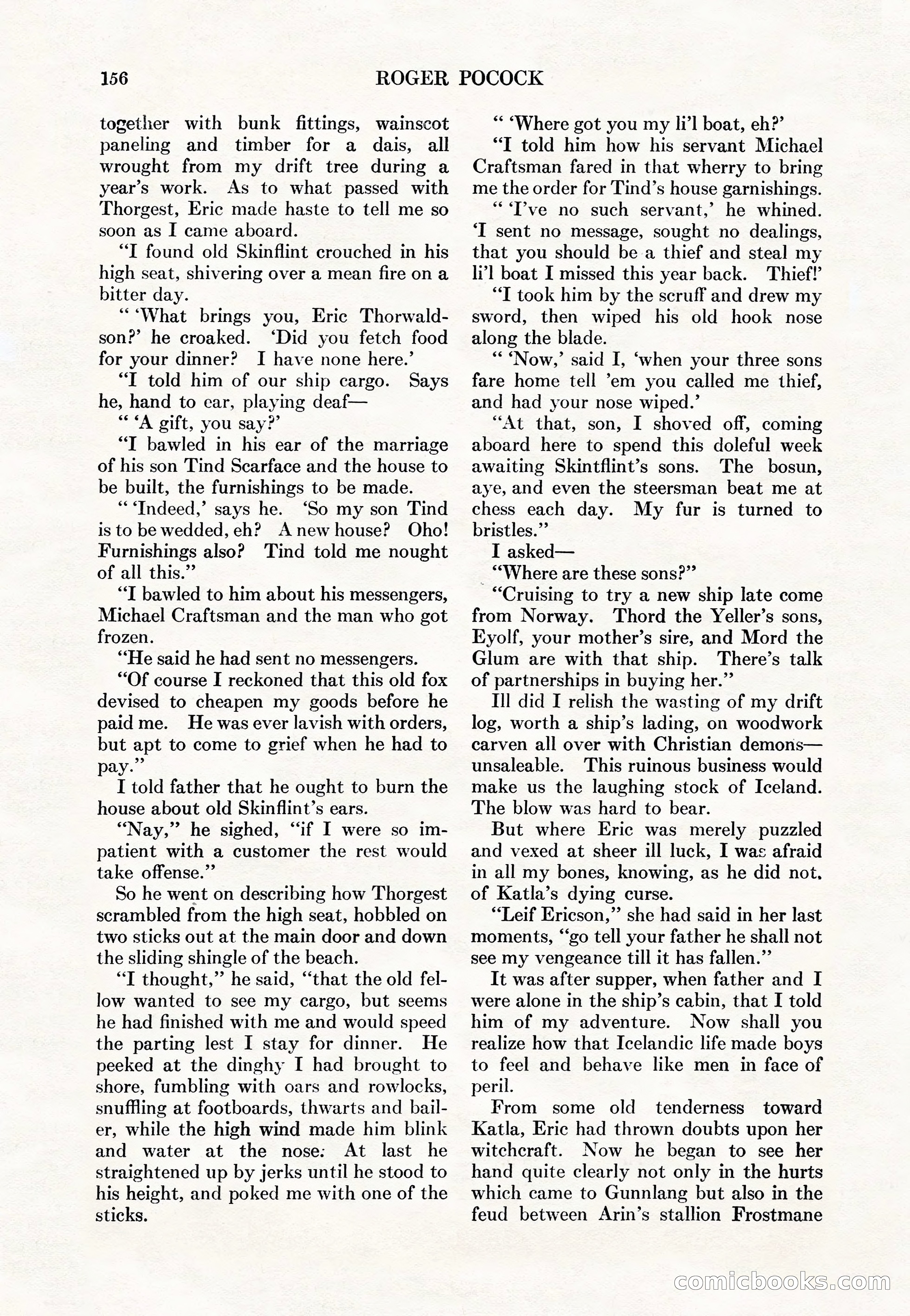 Adventure Magazine Cover, May 15, 1927 — page 158 of 196