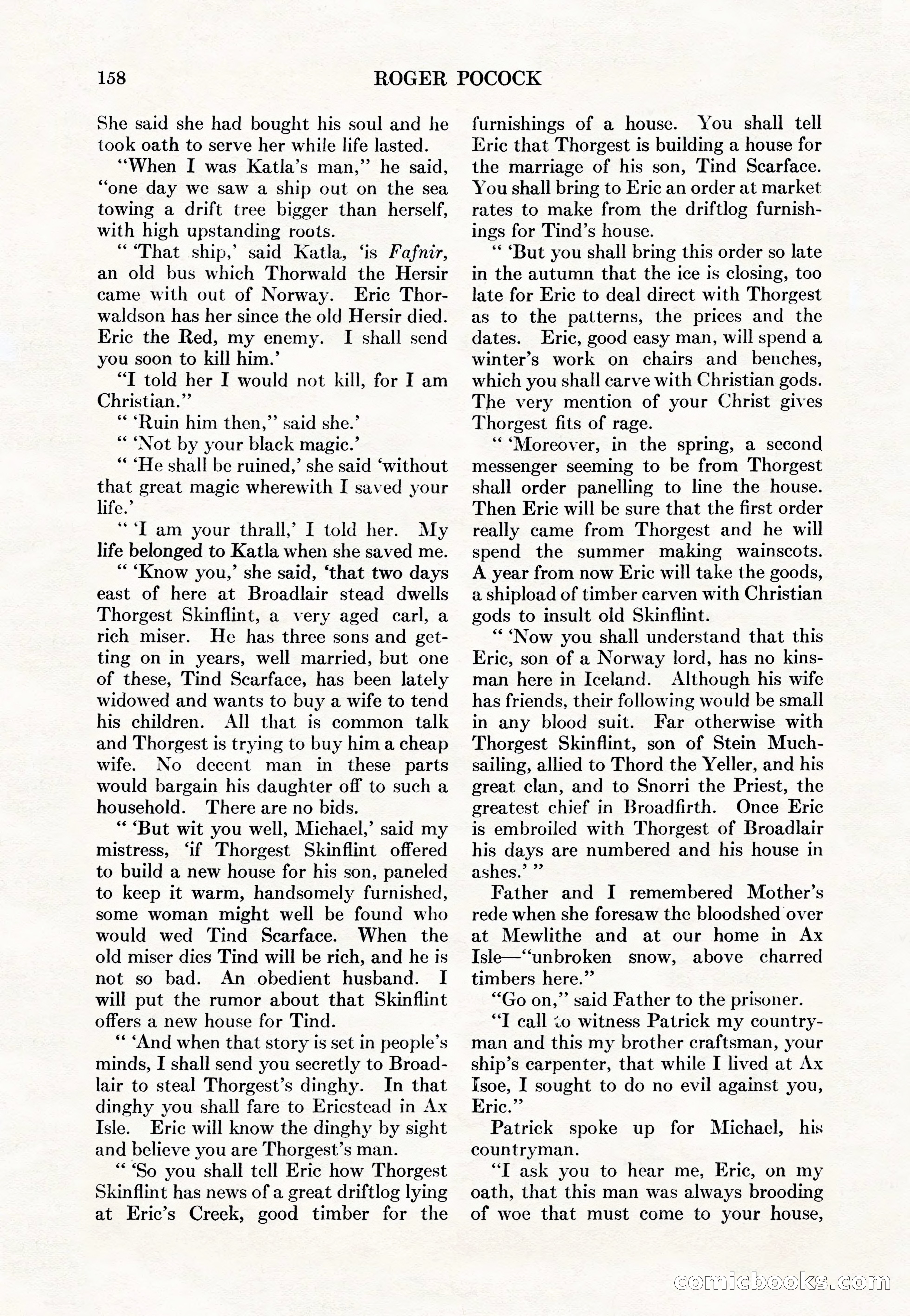 Adventure Magazine Cover, May 15, 1927 — page 160 of 196