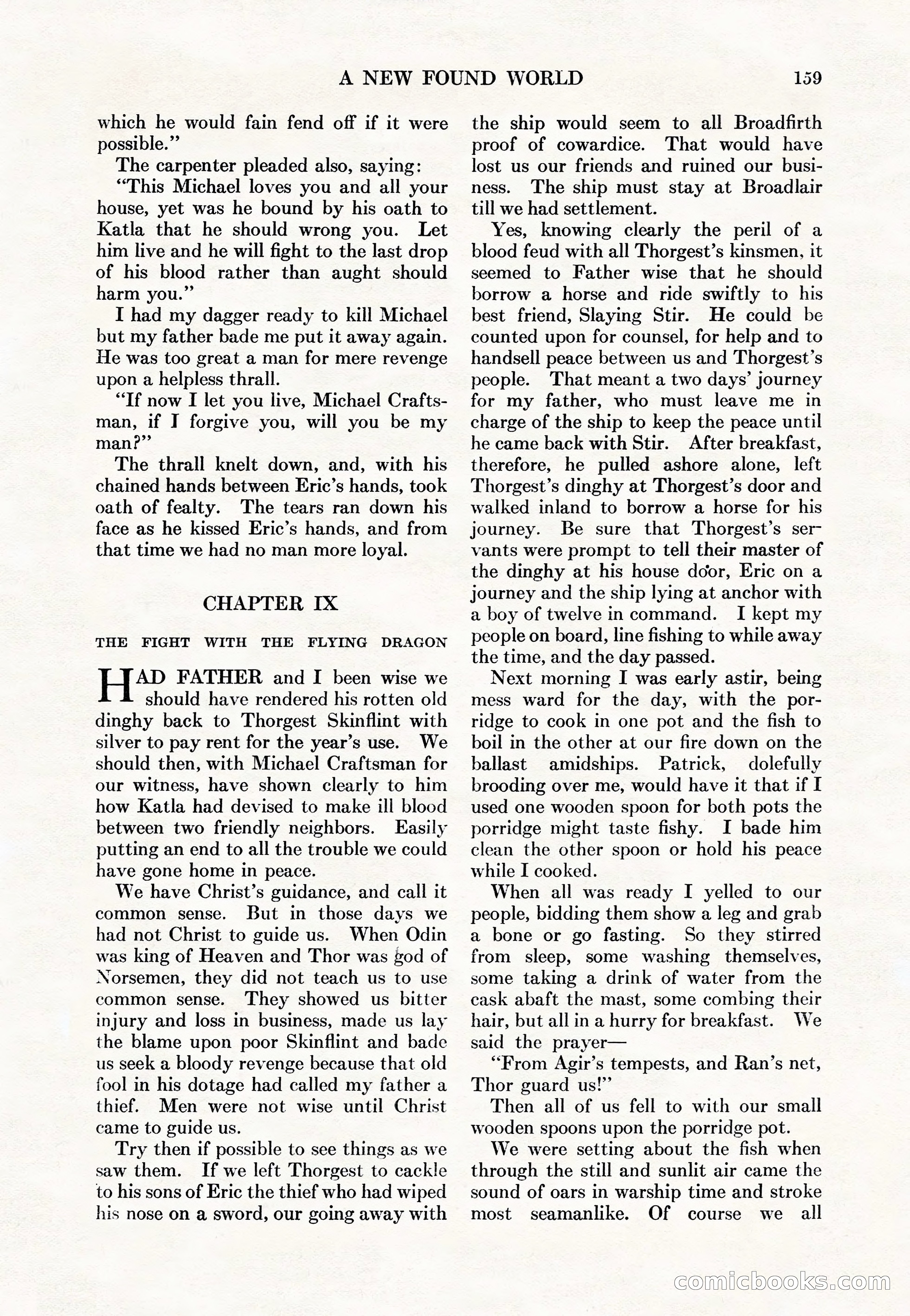 Adventure Magazine Cover, May 15, 1927 — page 161 of 196