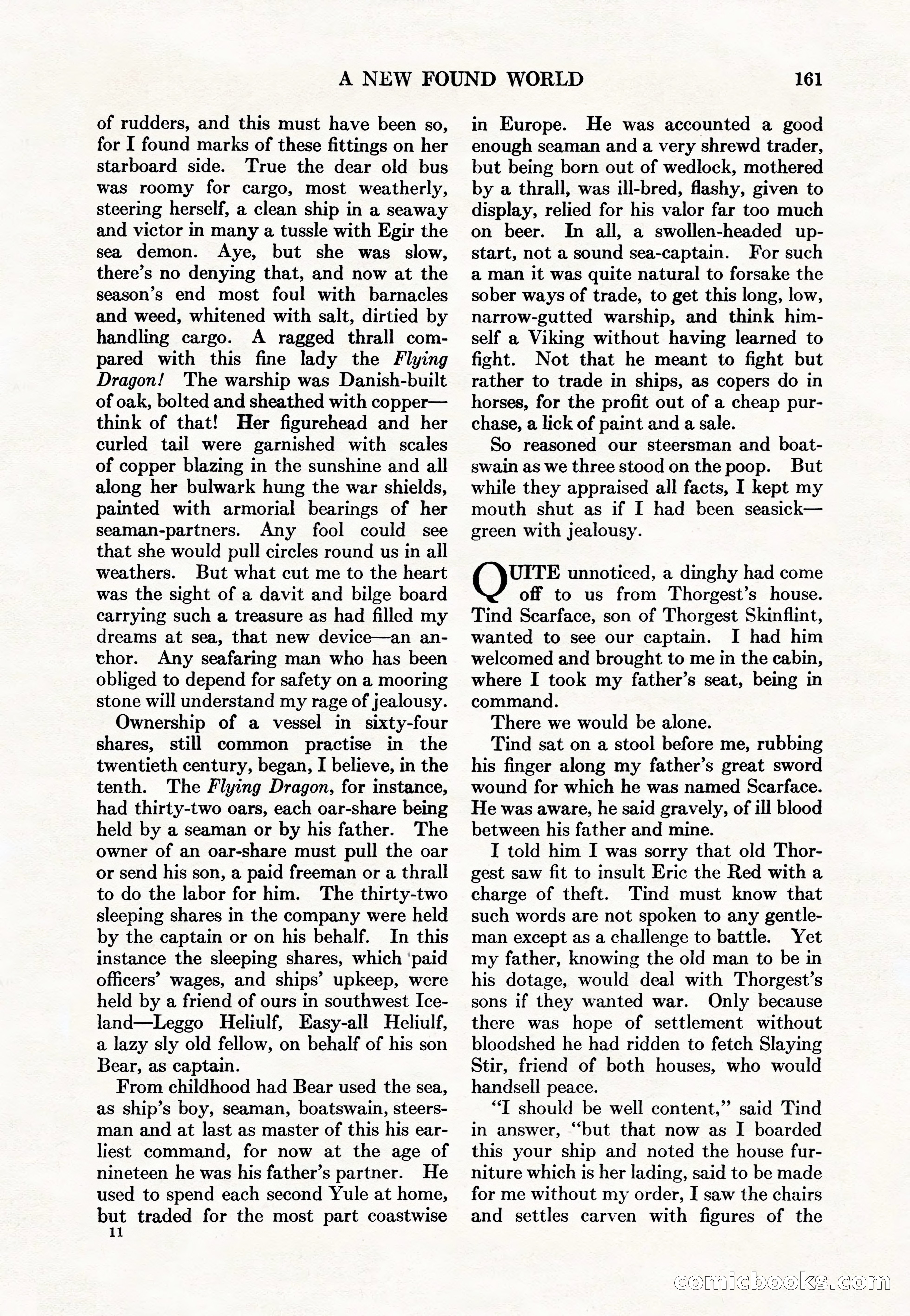 Adventure Magazine Cover, May 15, 1927 — page 163 of 196