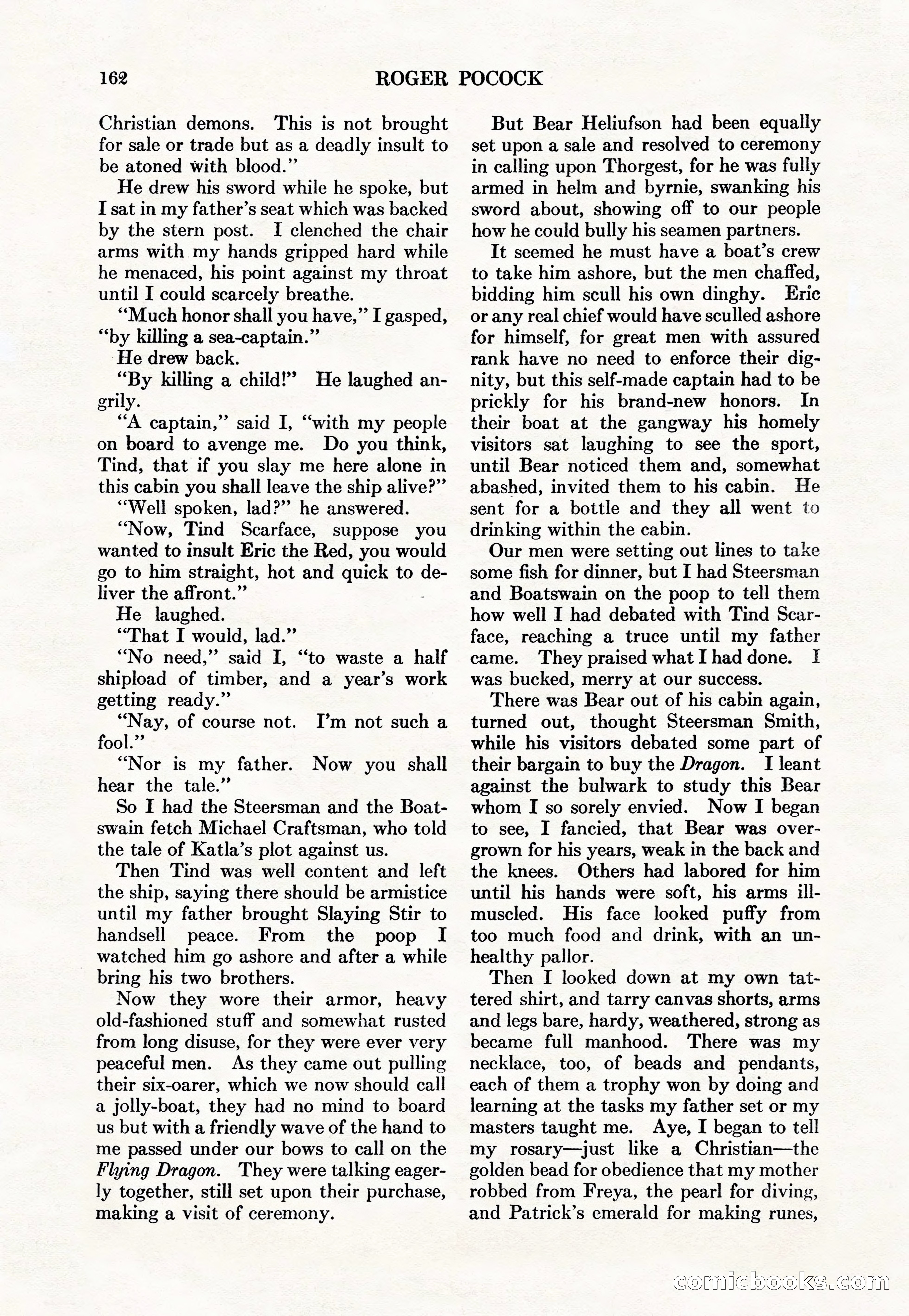 Adventure Magazine Cover, May 15, 1927 — page 164 of 196