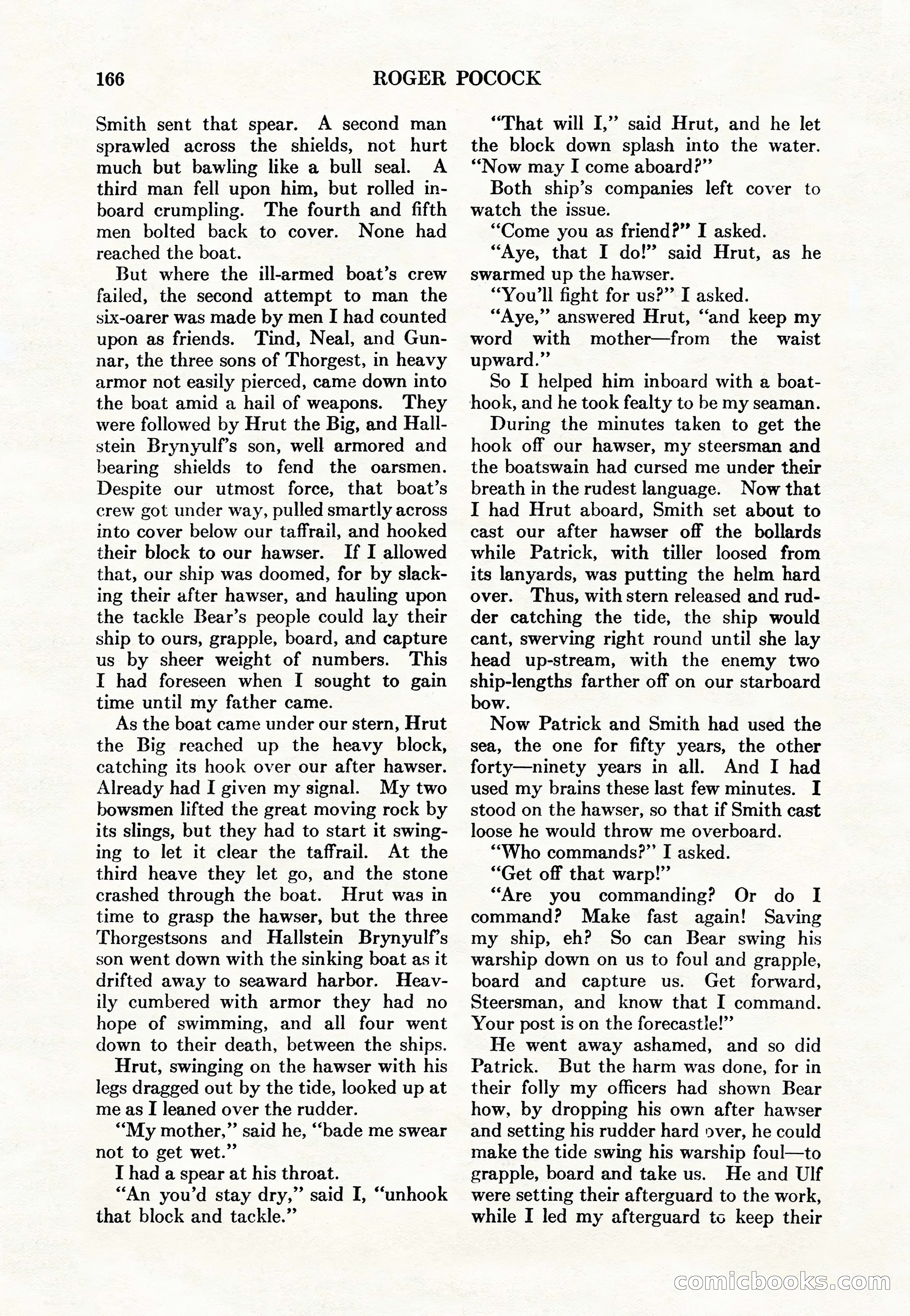Adventure Magazine Cover, May 15, 1927 — page 168 of 196