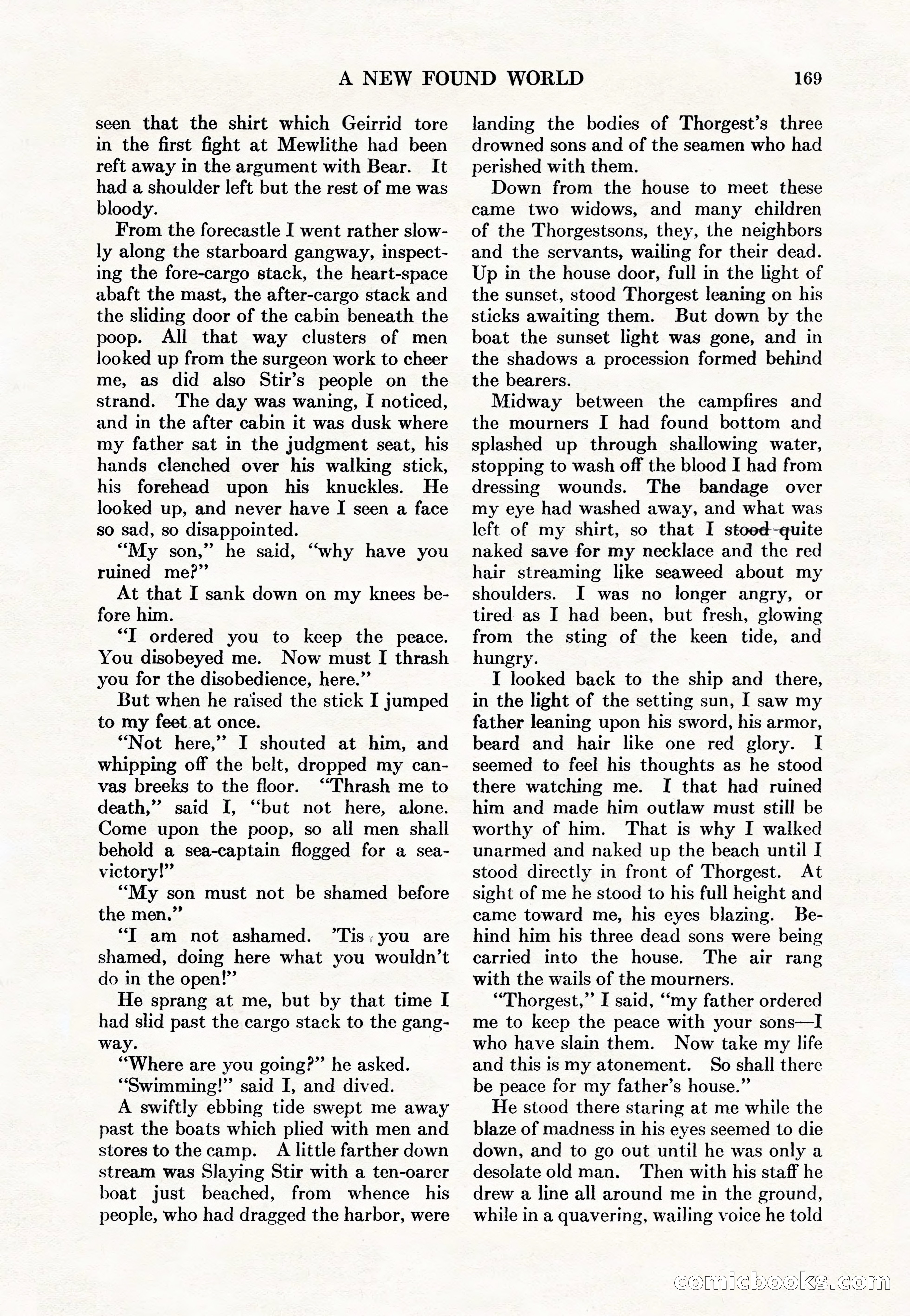Adventure Magazine Cover, May 15, 1927 — page 171 of 196