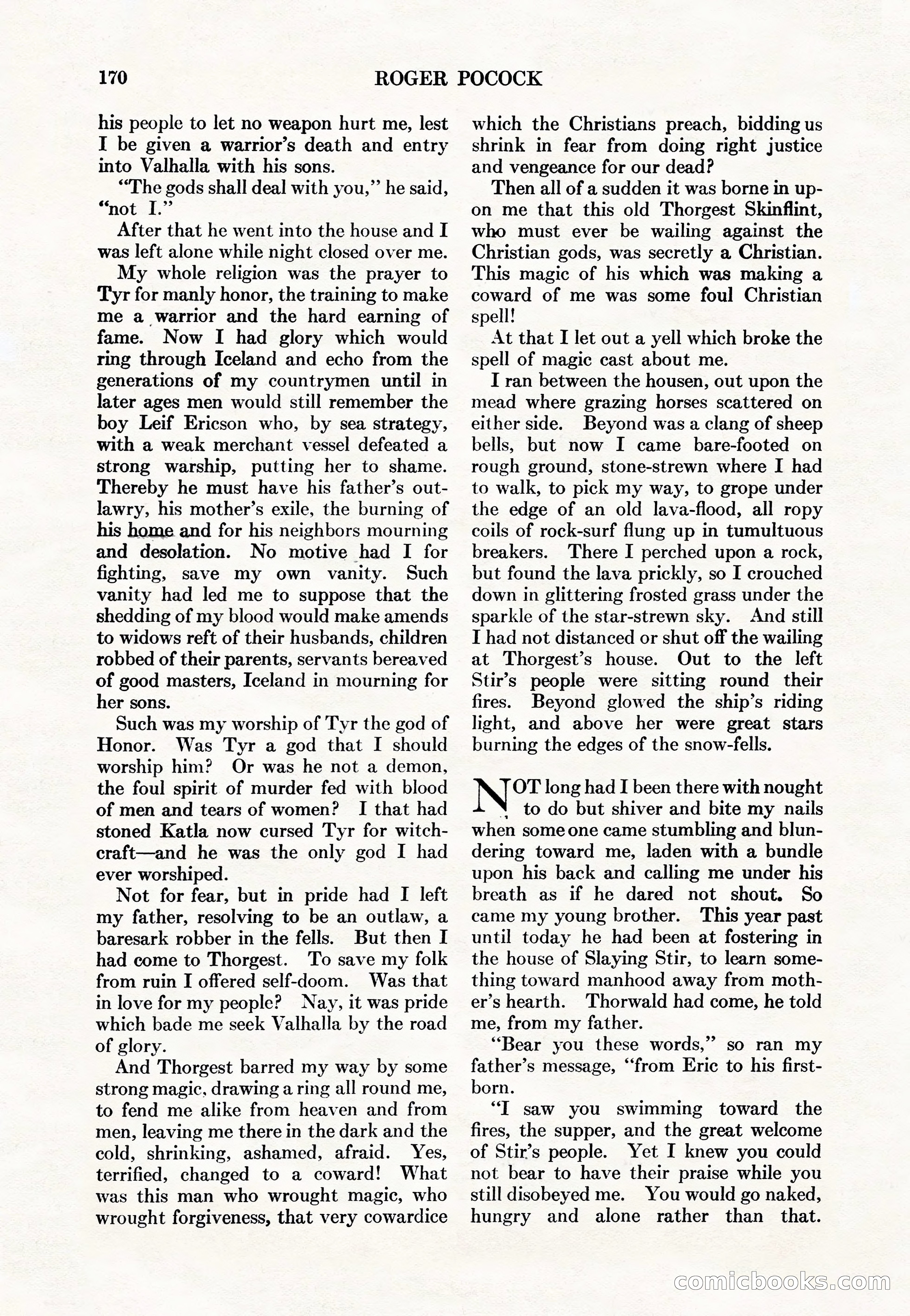 Adventure Magazine Cover, May 15, 1927 — page 172 of 196