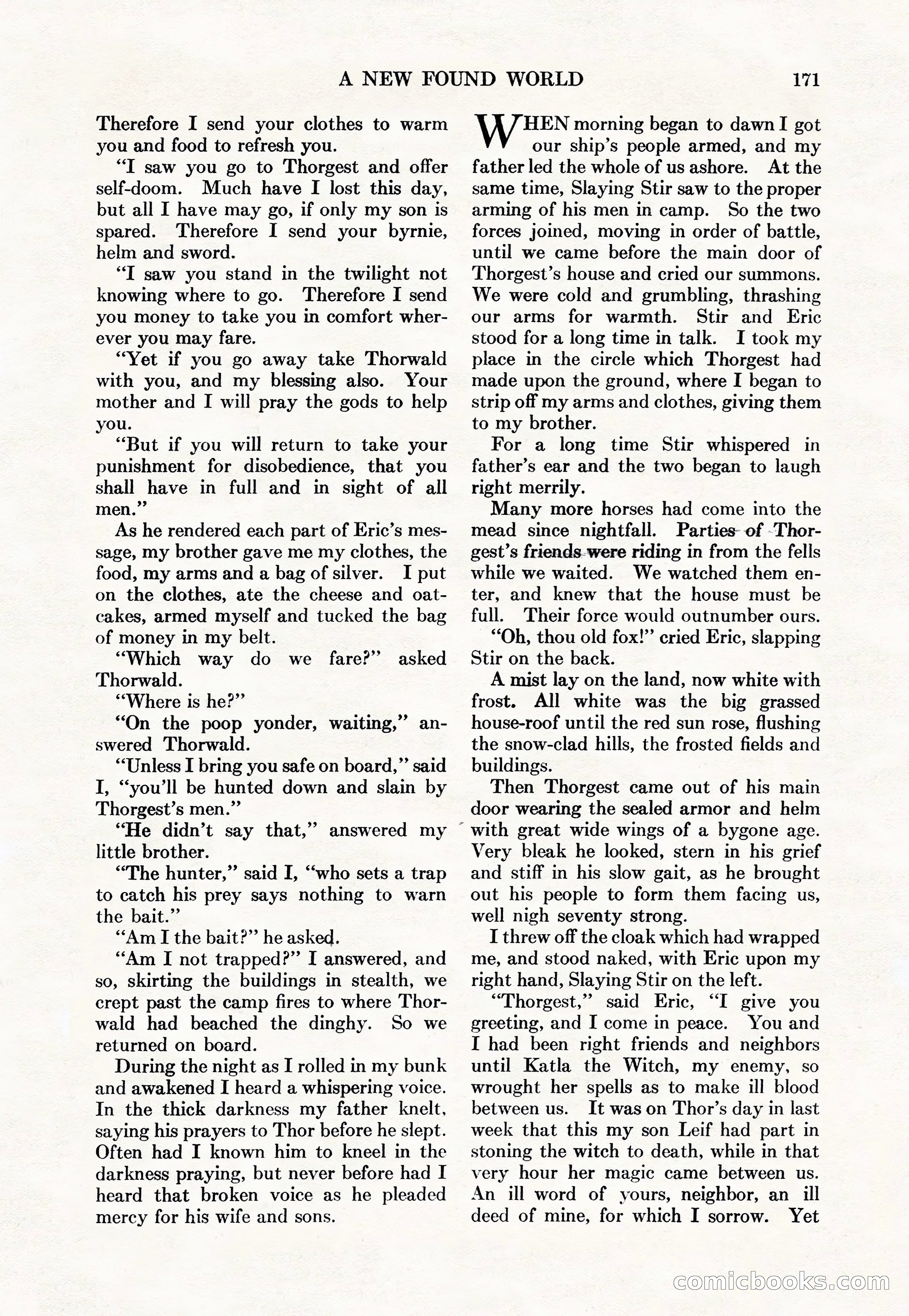 Adventure Magazine Cover, May 15, 1927 — page 173 of 196
