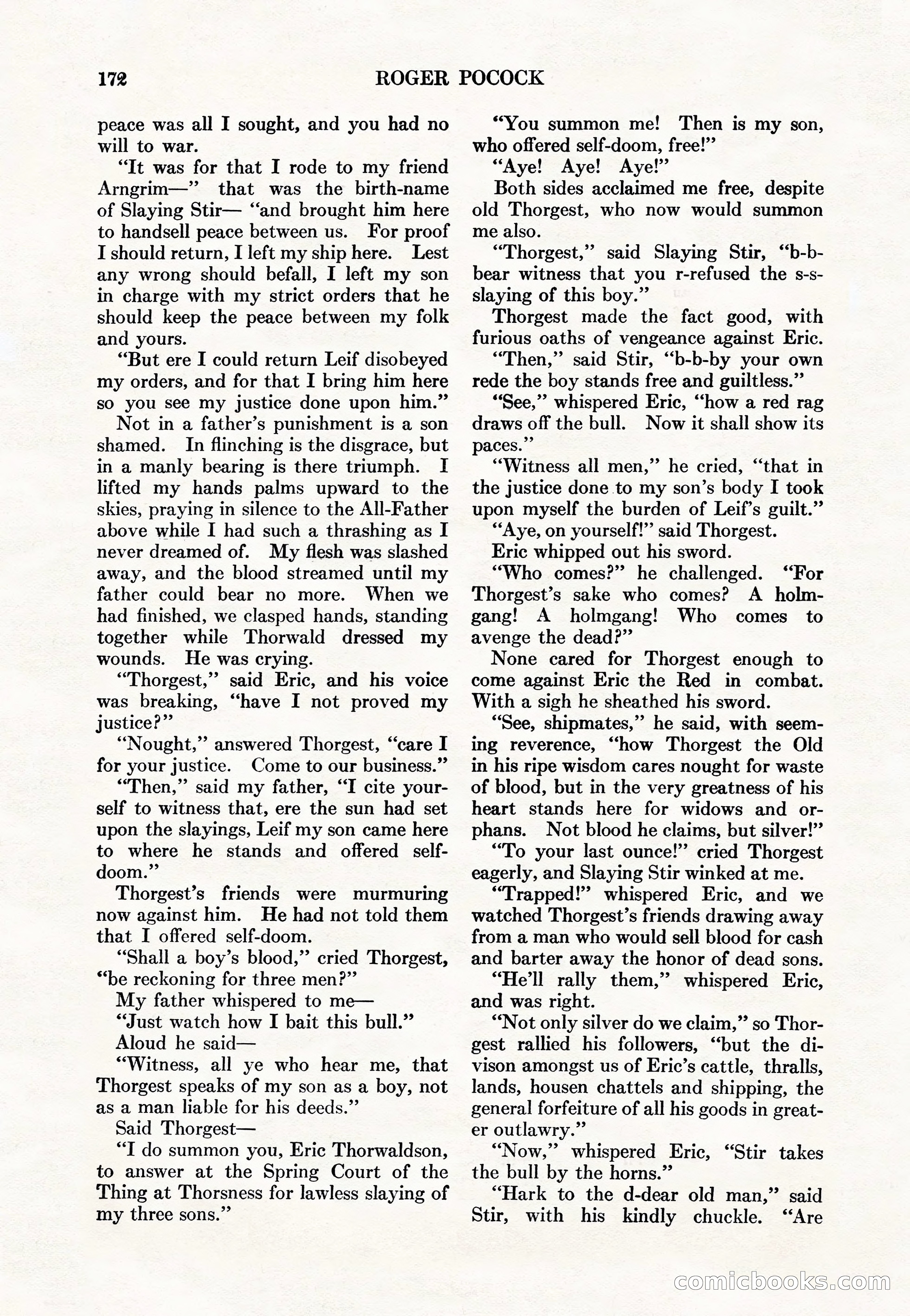Adventure Magazine Cover, May 15, 1927 — page 174 of 196