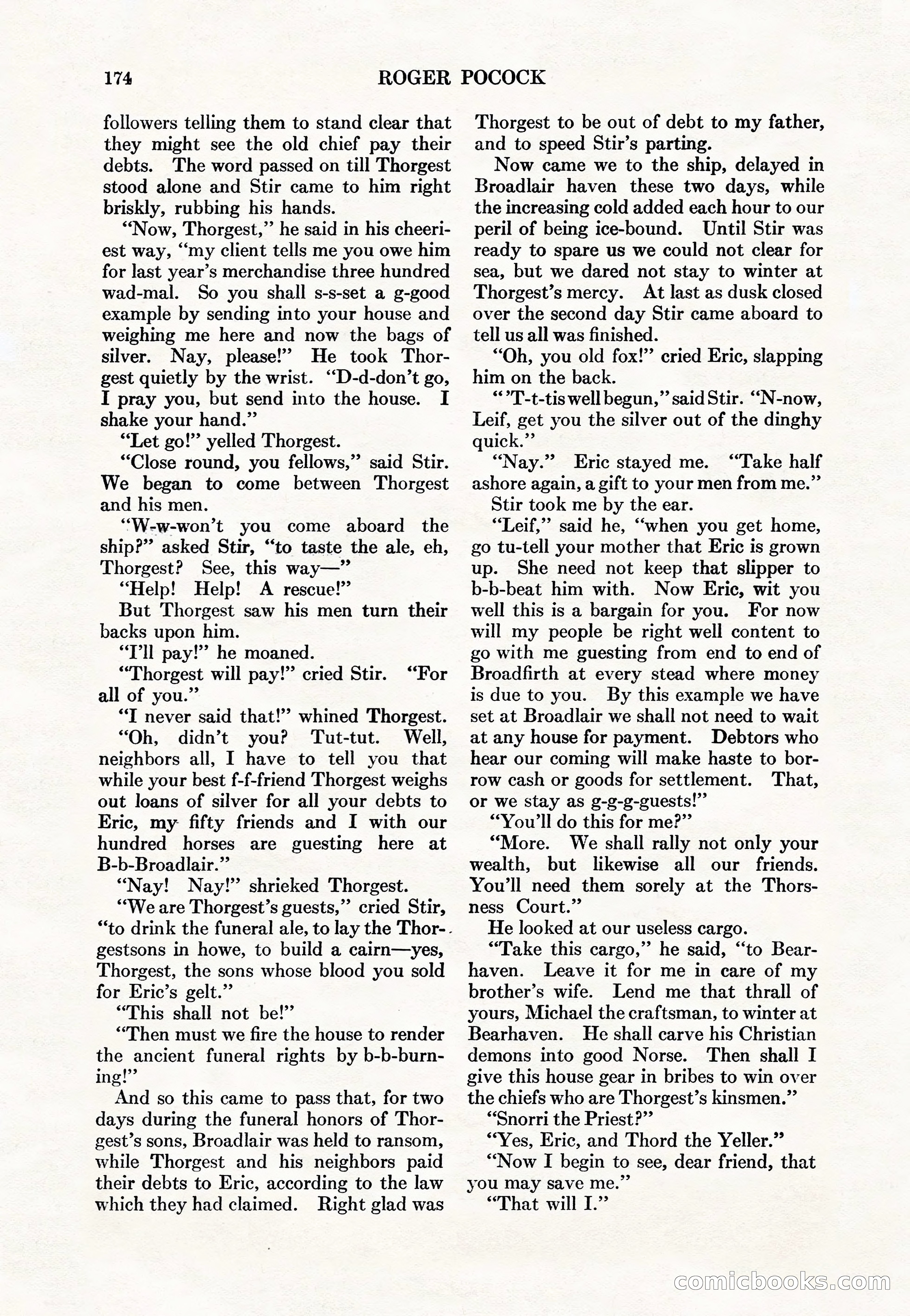 Adventure Magazine Cover, May 15, 1927 — page 176 of 196