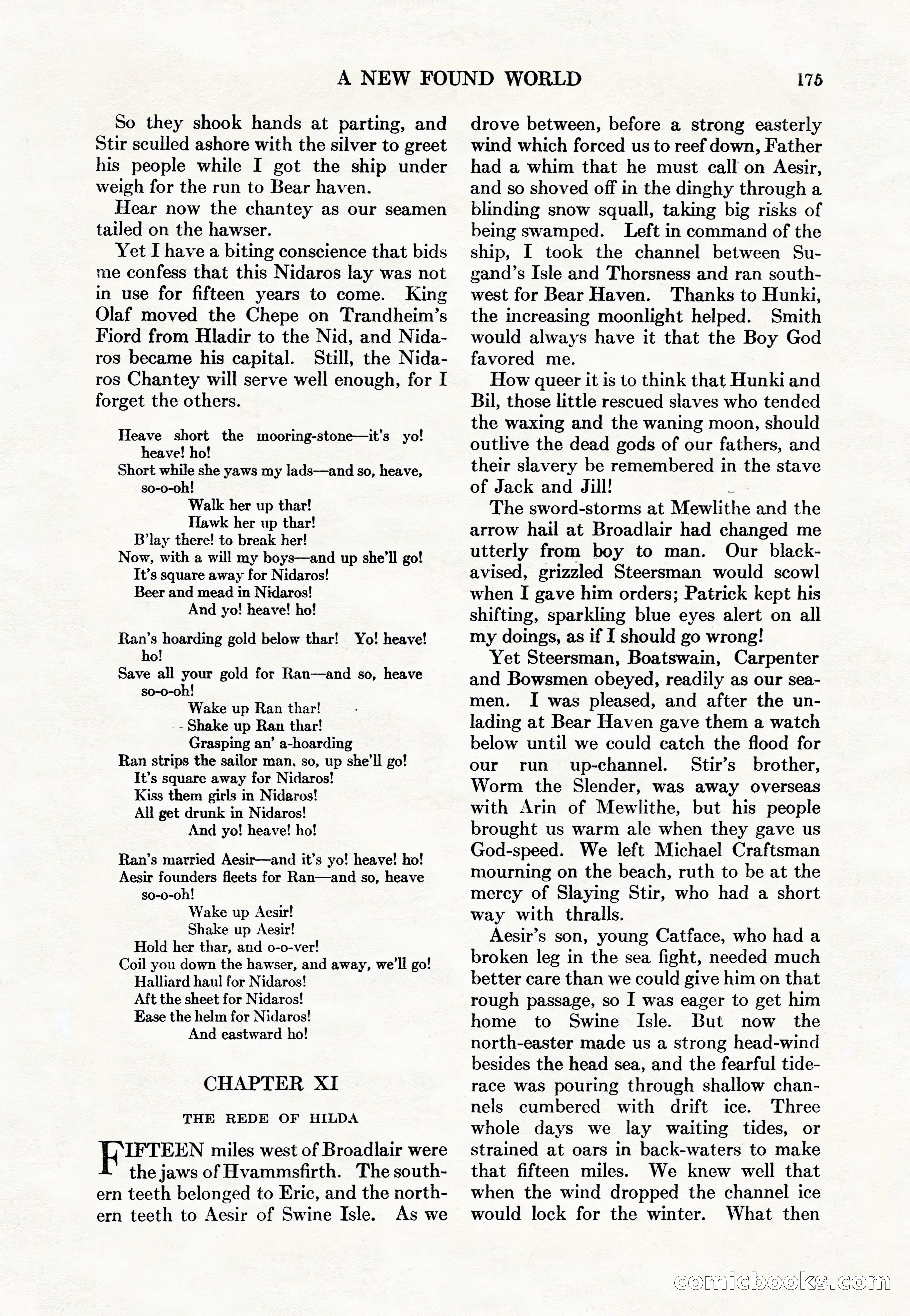 Adventure Magazine Cover, May 15, 1927 — page 177 of 196