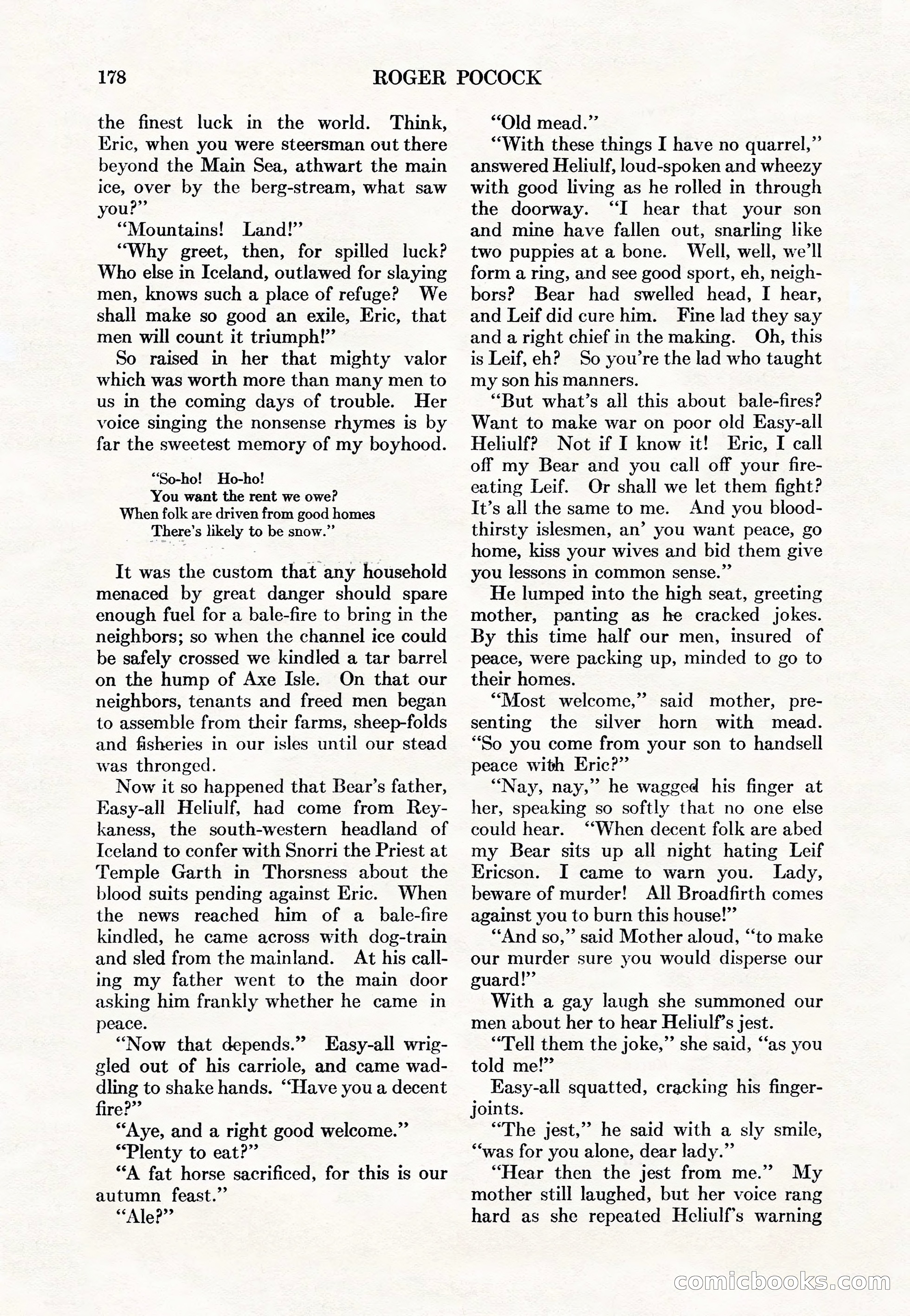 Adventure Magazine Cover, May 15, 1927 — page 180 of 196