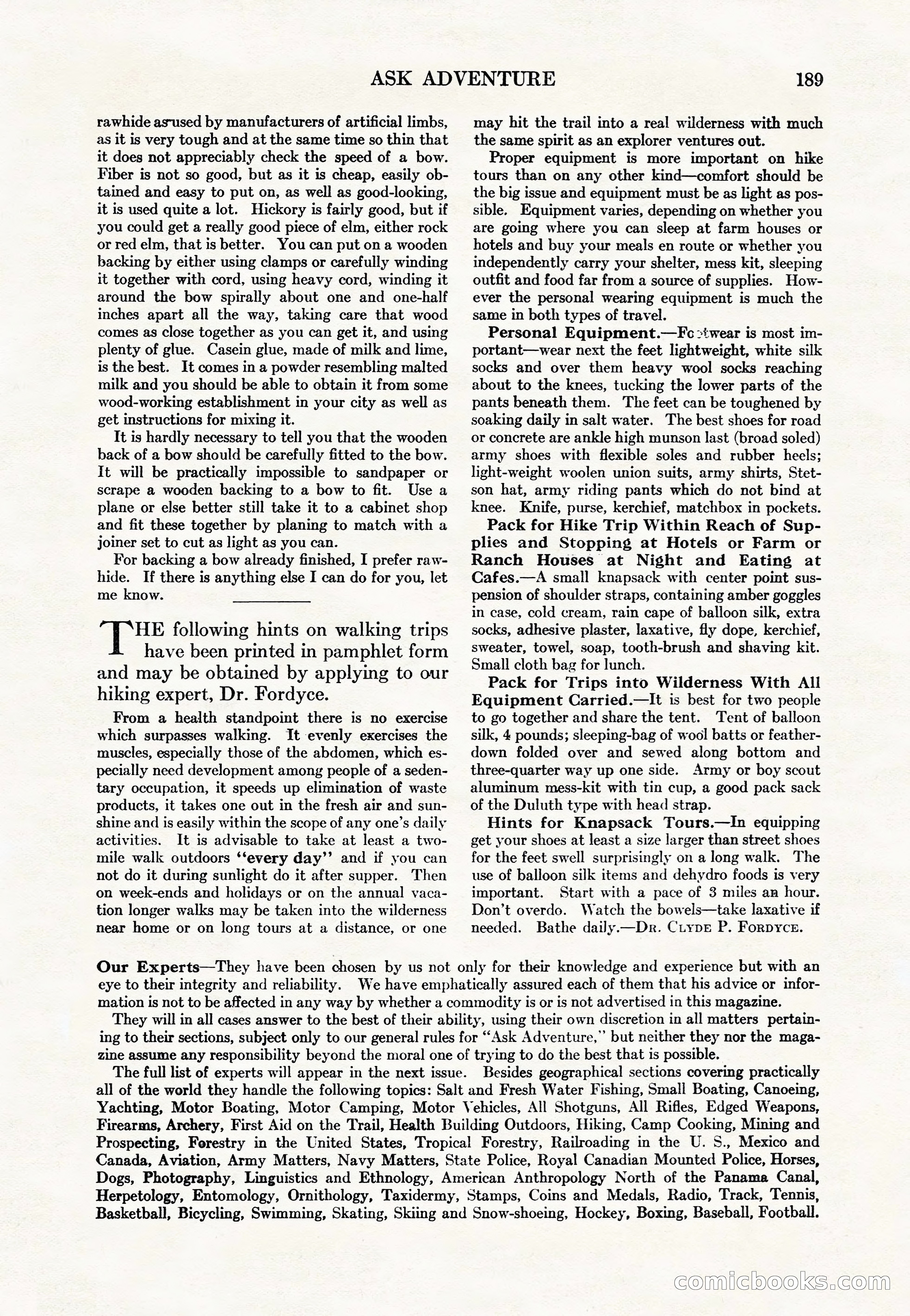Adventure Magazine Cover, May 15, 1927 — page 191 of 196