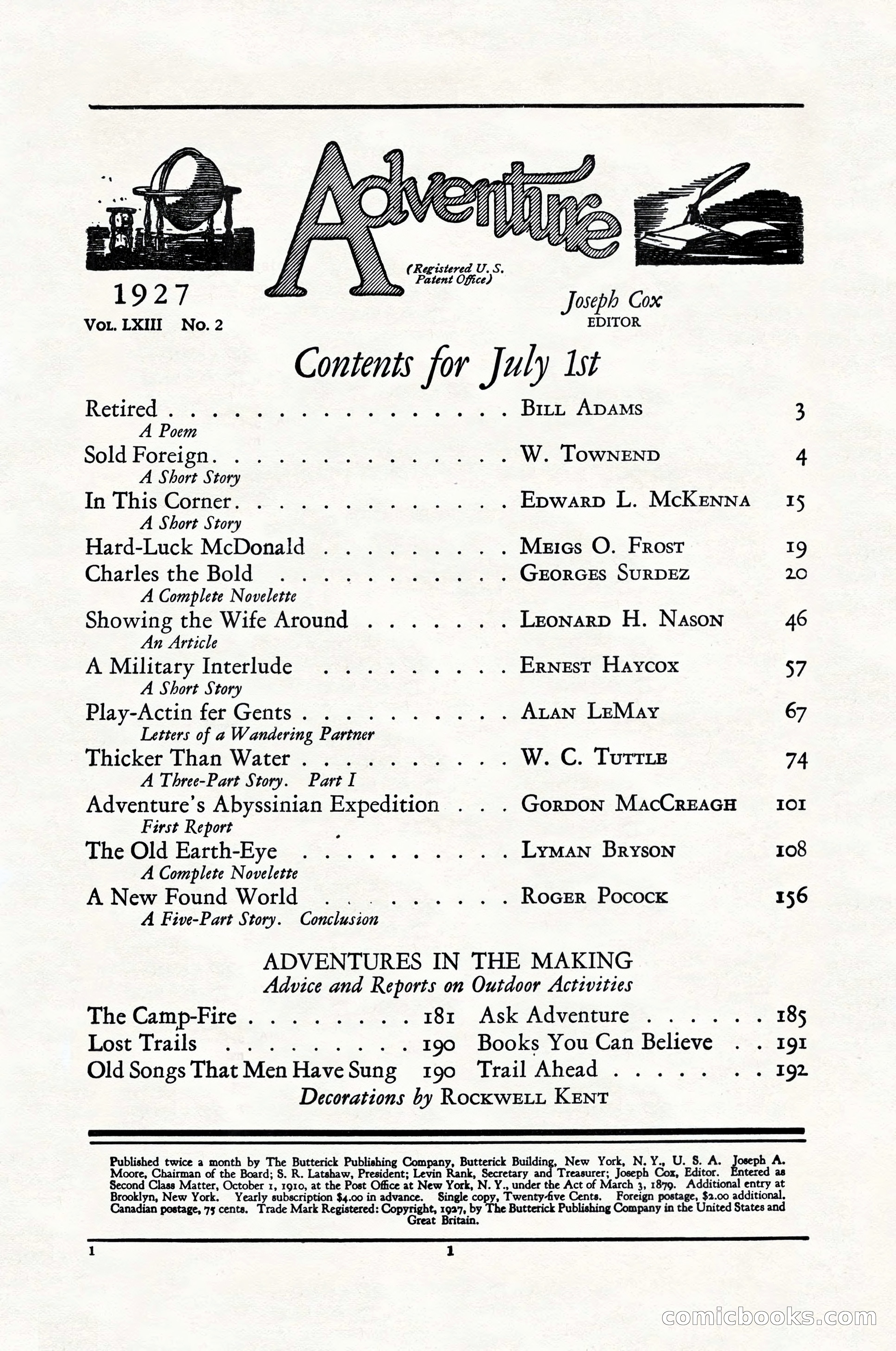 Adventure Magazine Cover — page 3 of 200
