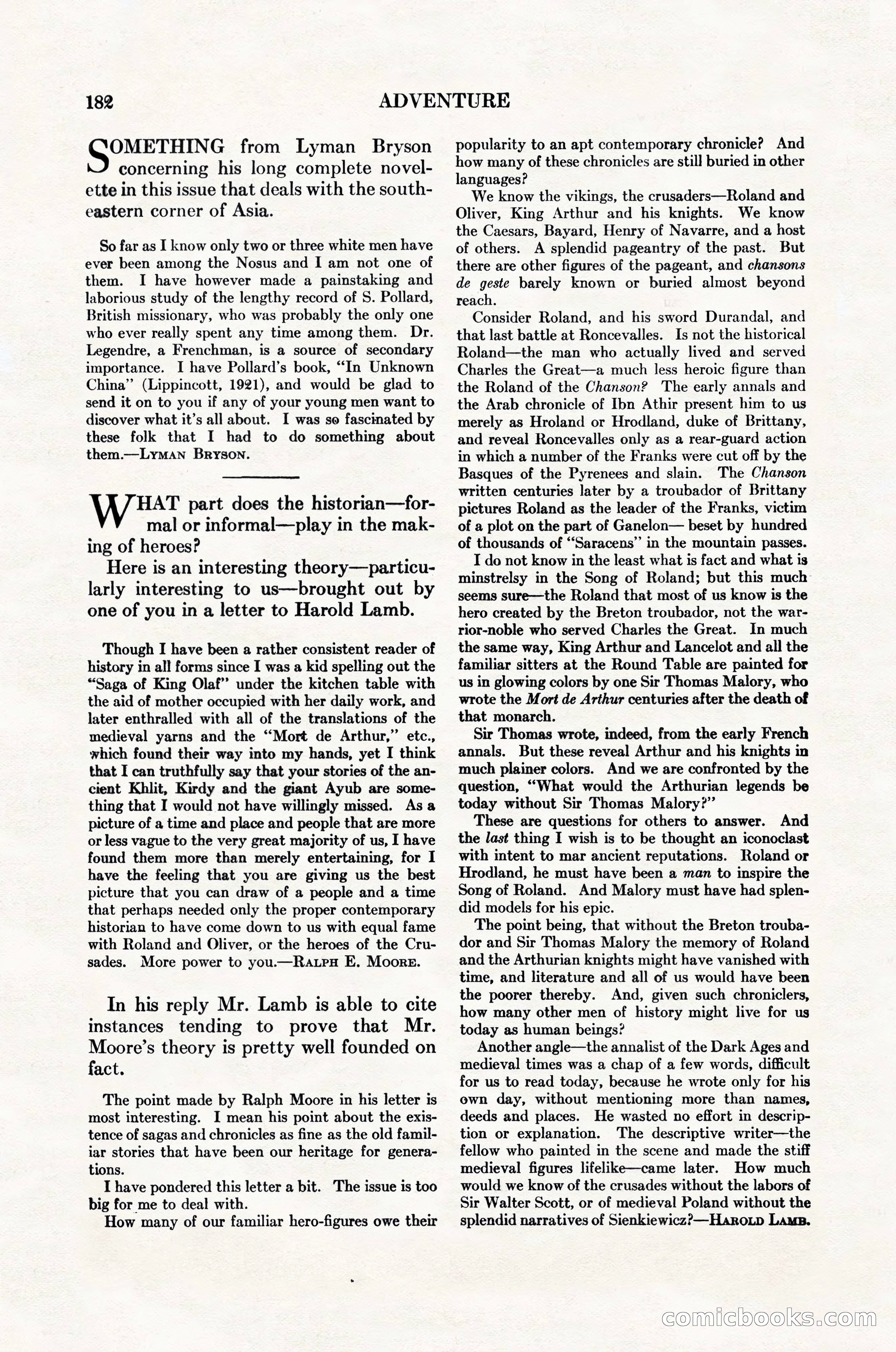 Adventure Magazine Cover — page 184 of 200