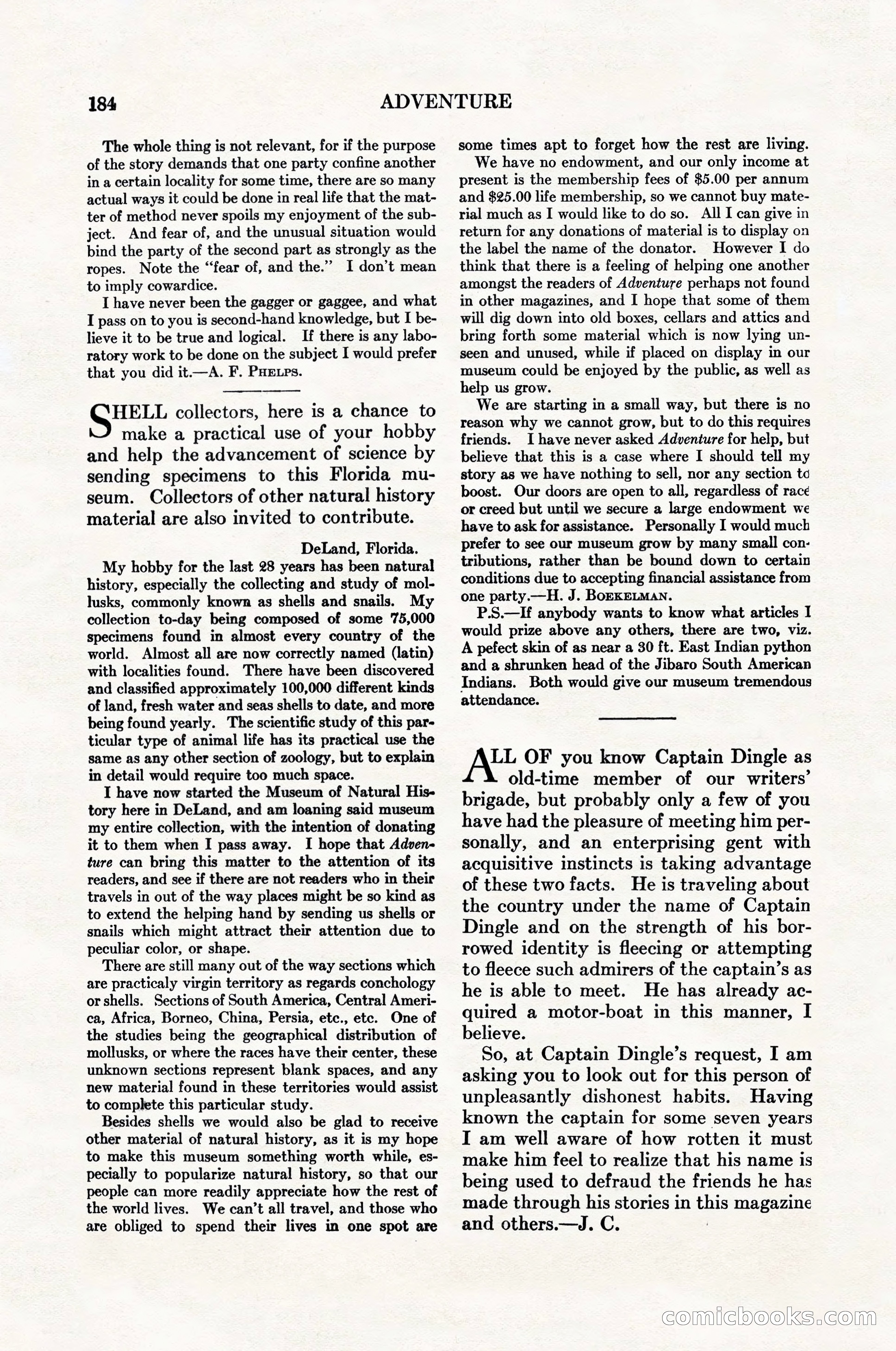 Adventure Magazine Cover — page 186 of 200