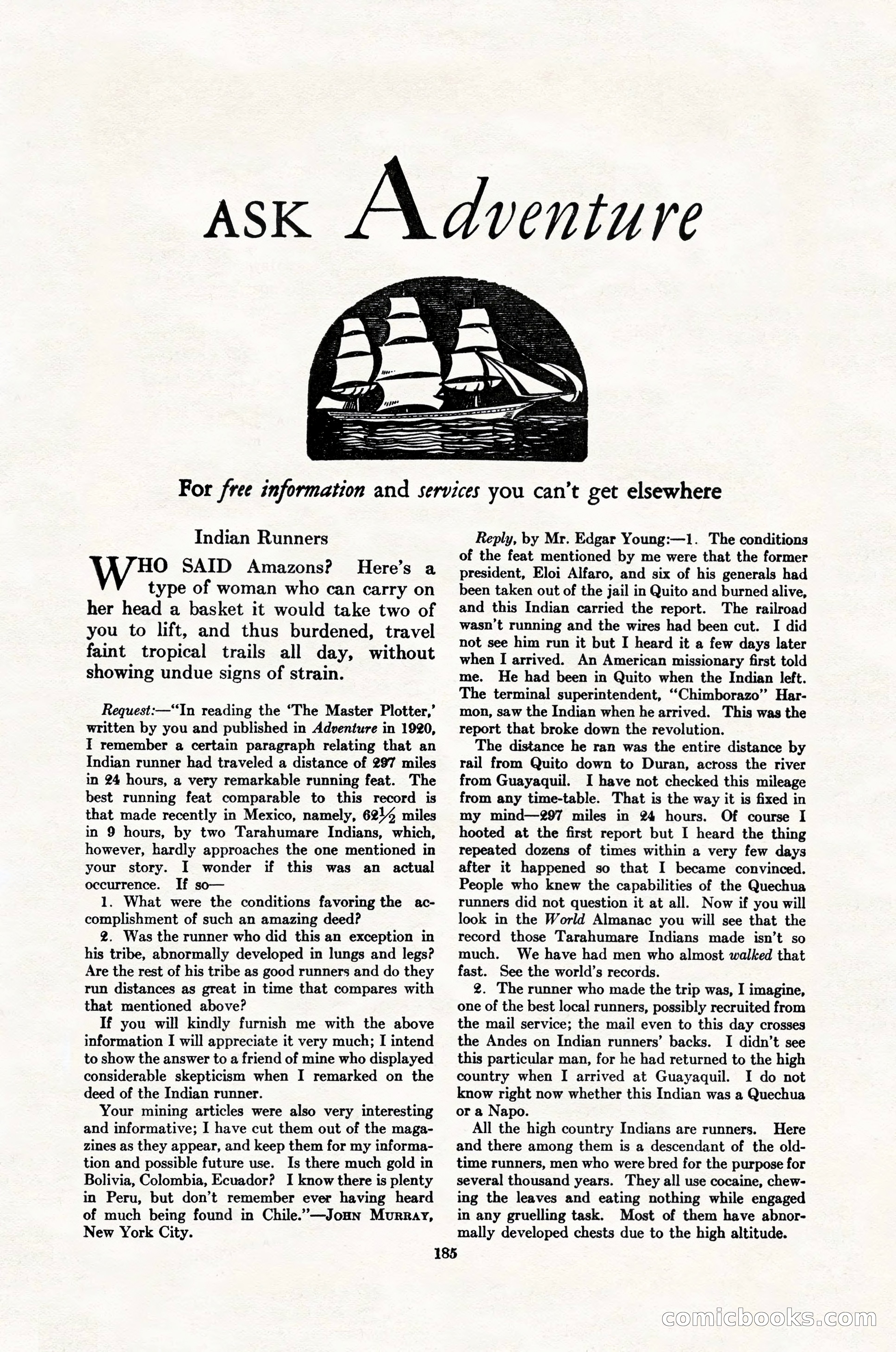 Adventure Magazine Cover — page 187 of 200