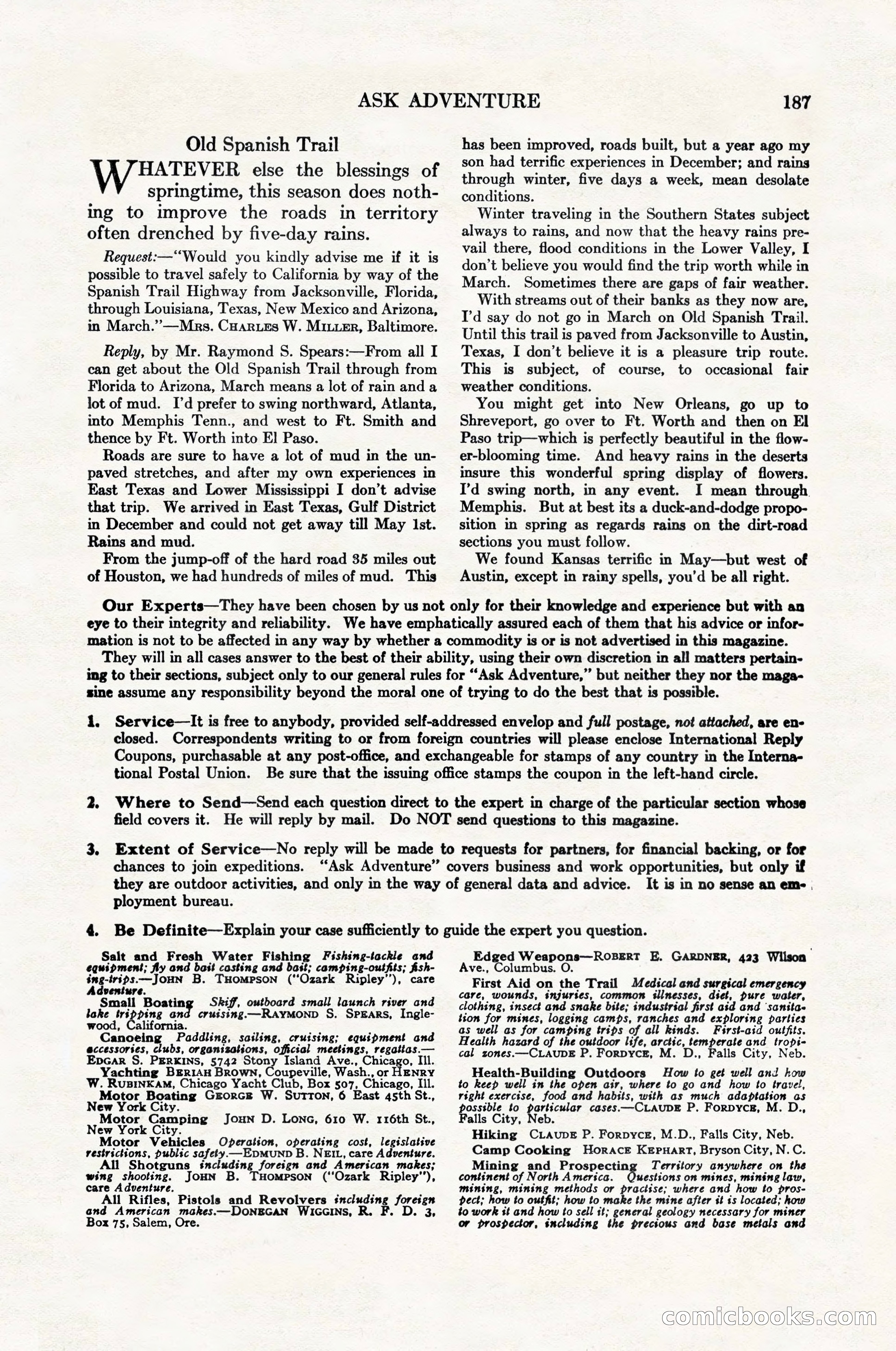 Adventure Magazine Cover — page 189 of 200