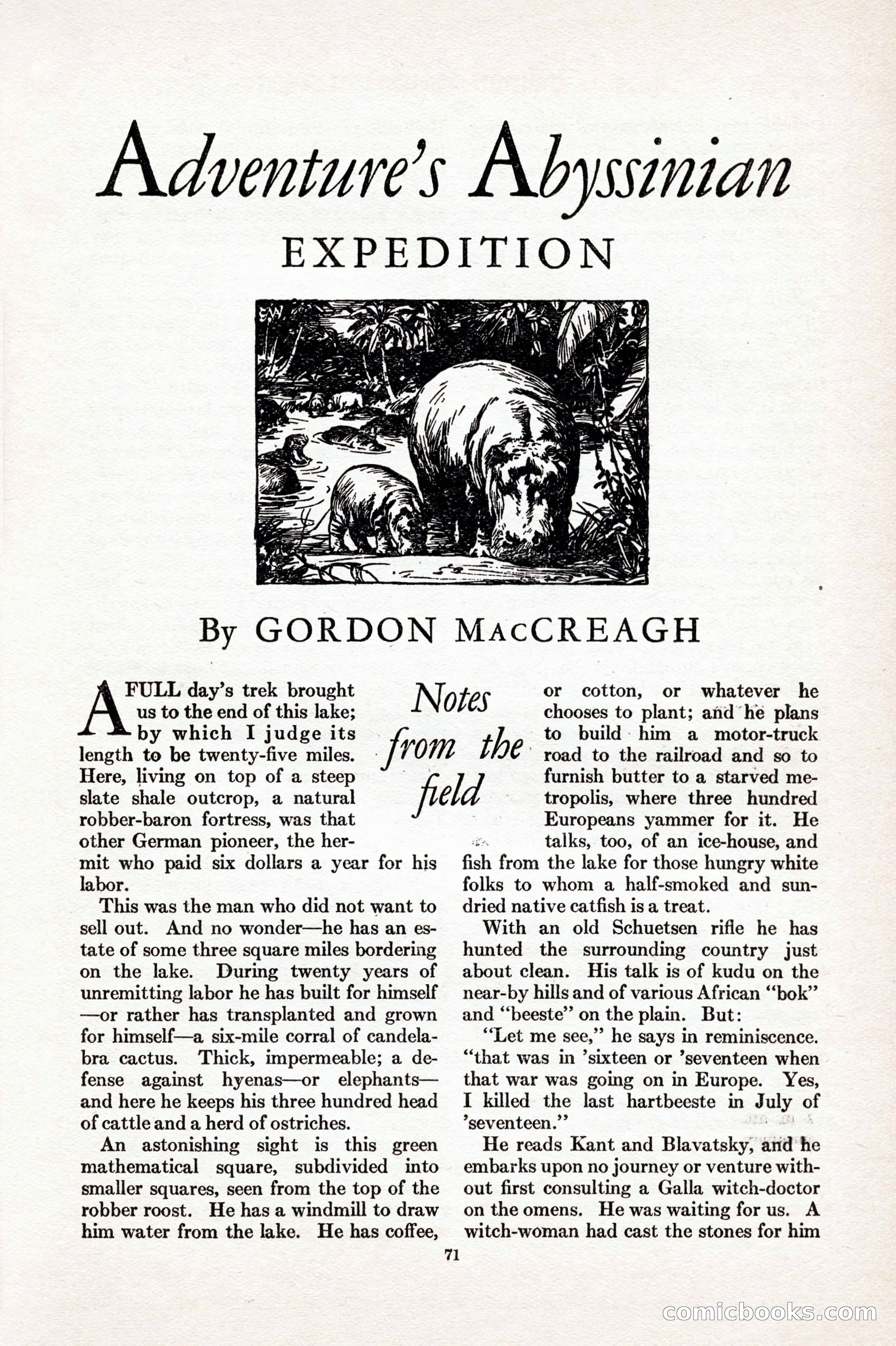 Adventure Magazine Cover — page 83 of 206