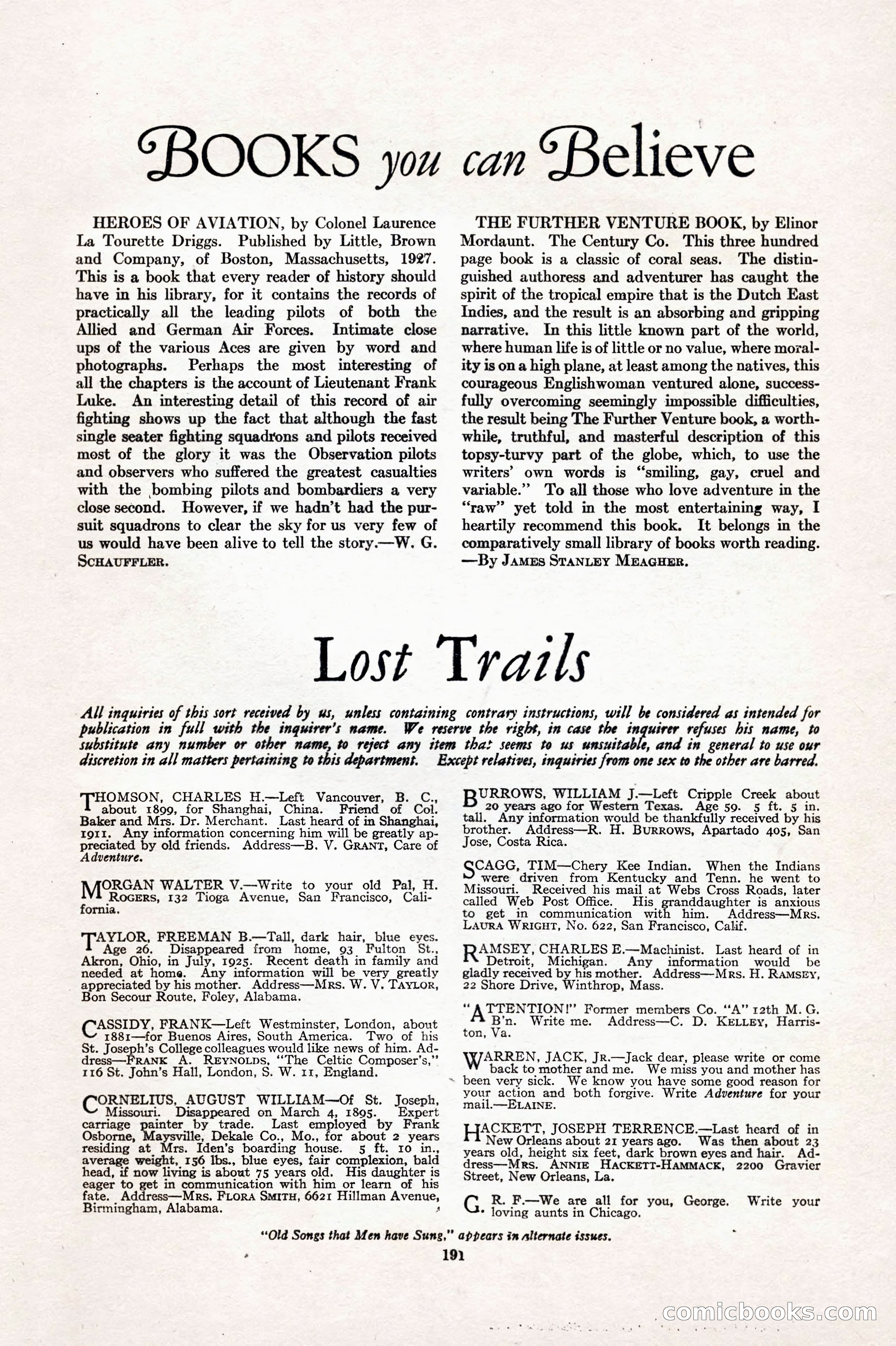 Adventure Magazine Cover — page 203 of 206