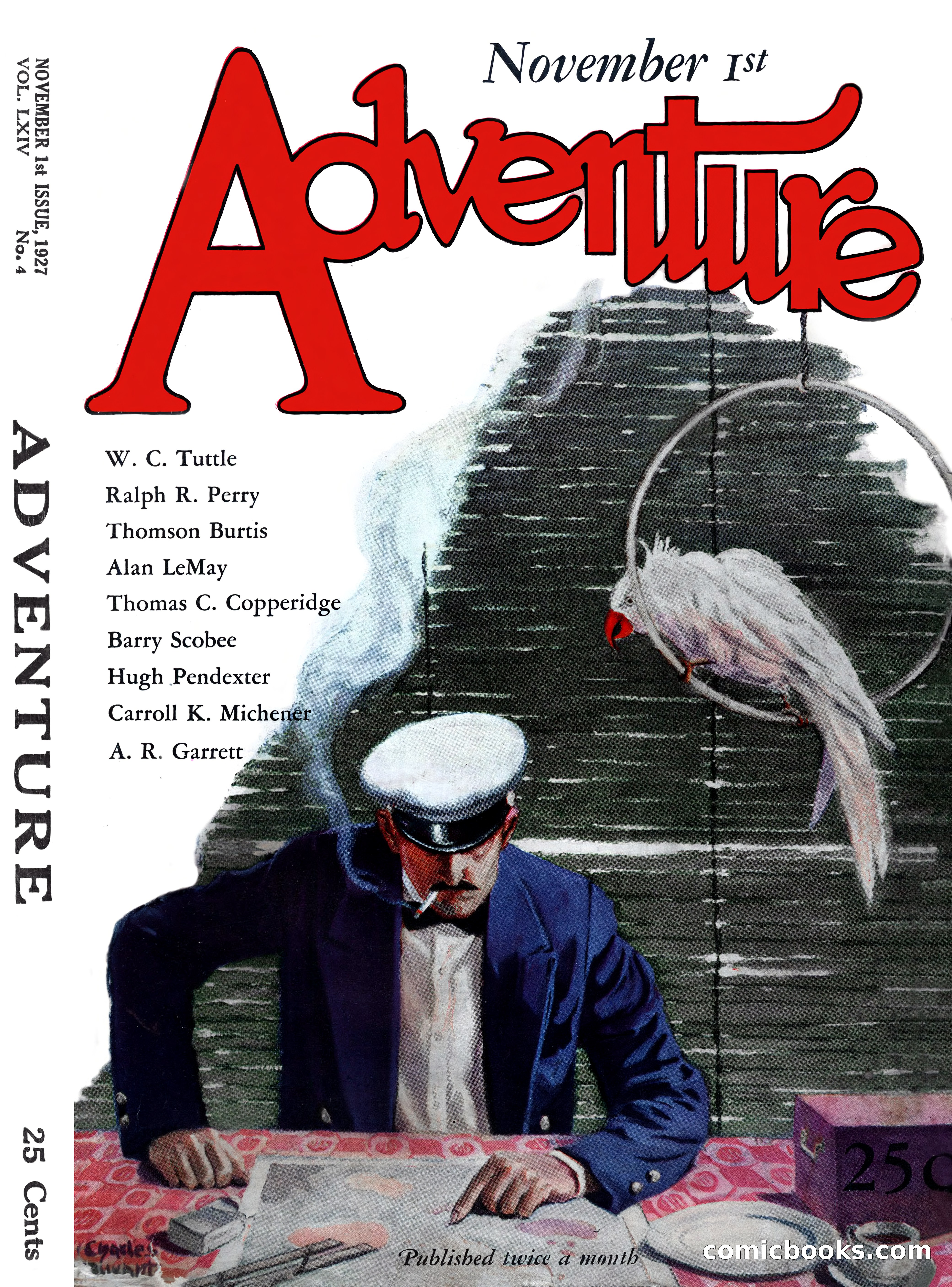 Adventure Magazine Cover, November 1, 1927 — page 1 of 208