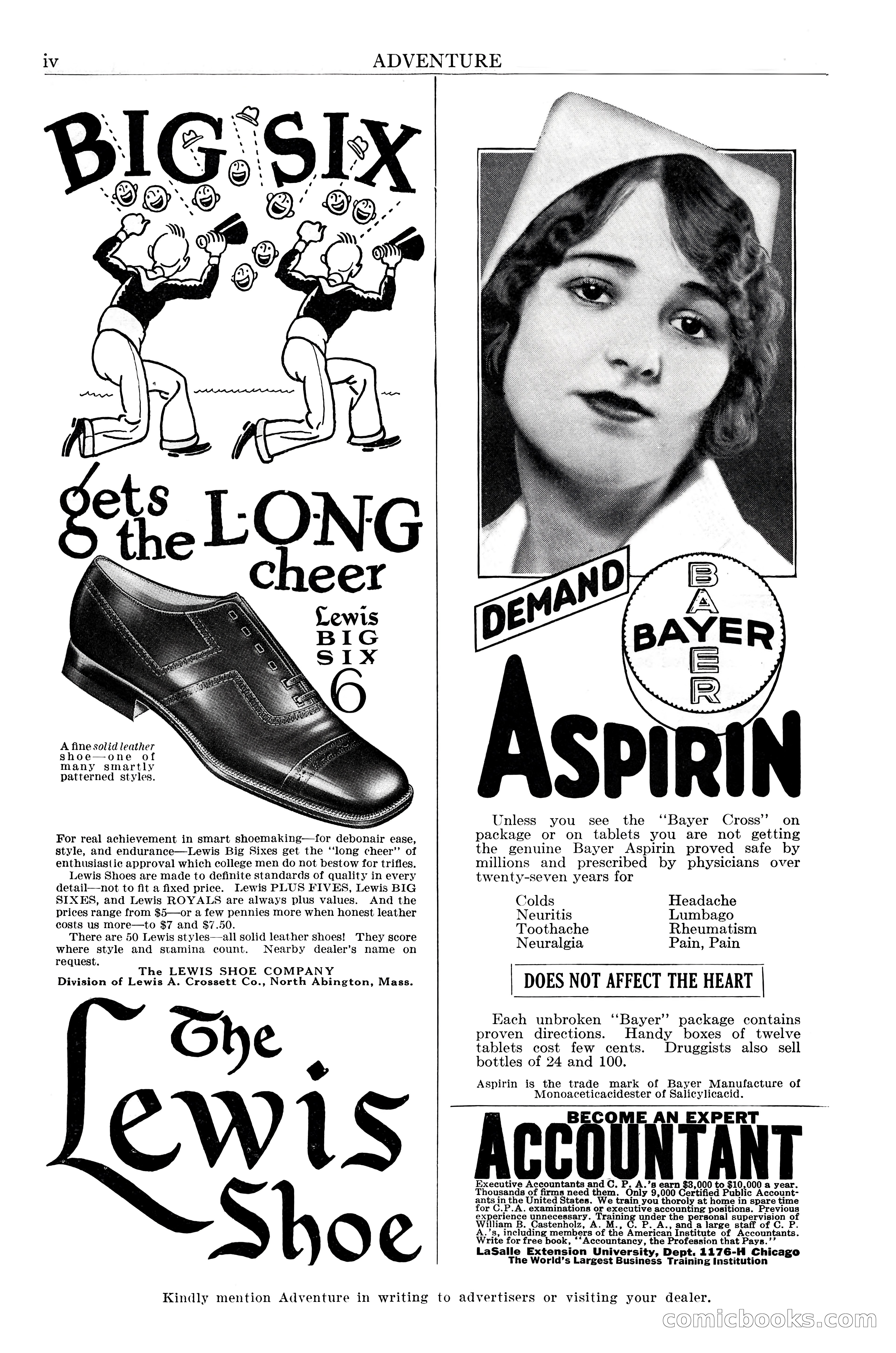 Adventure Magazine Cover, November 1, 1927 — page 6 of 208