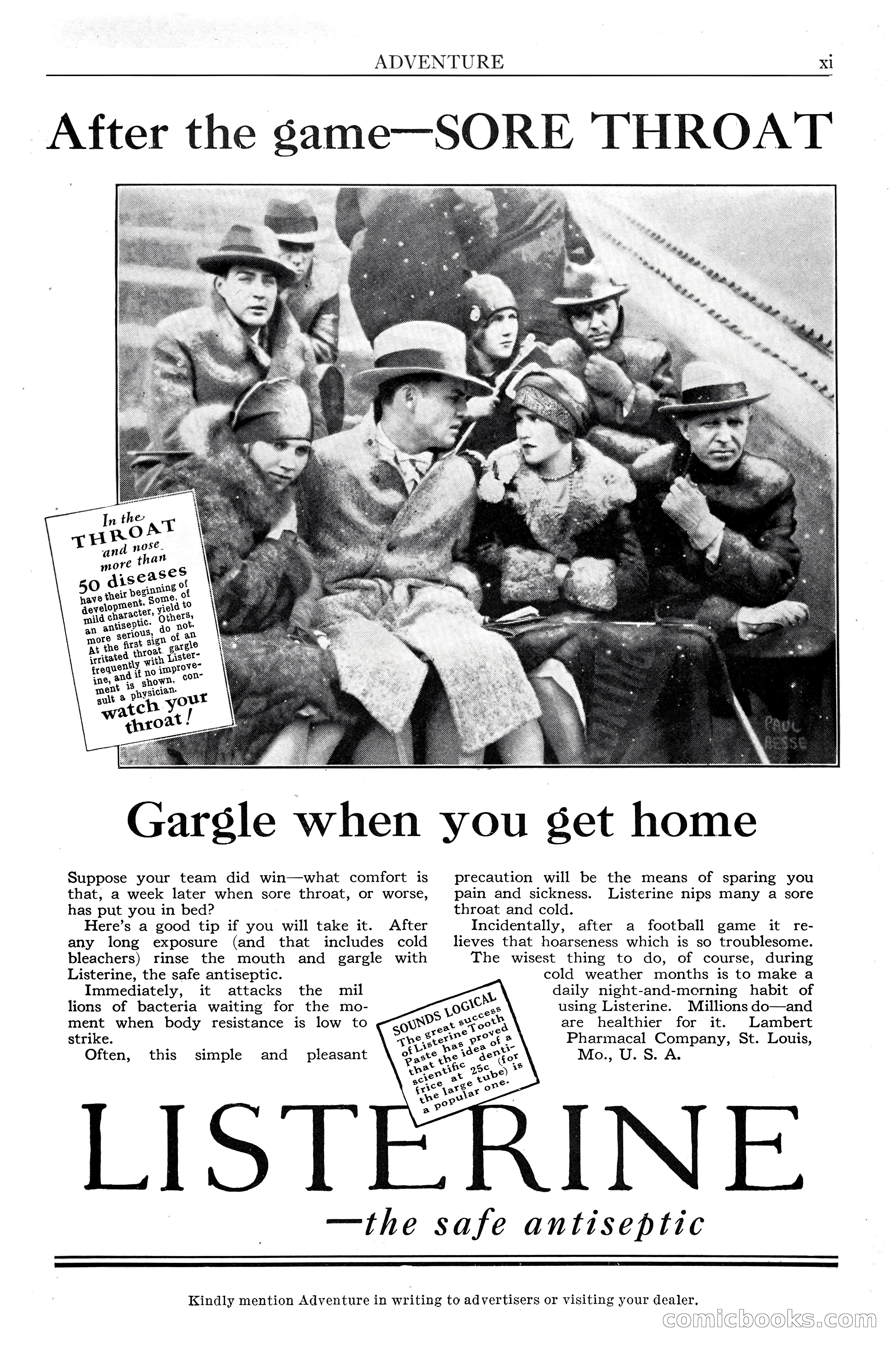 Adventure Magazine Cover, November 1, 1927 — page 13 of 208