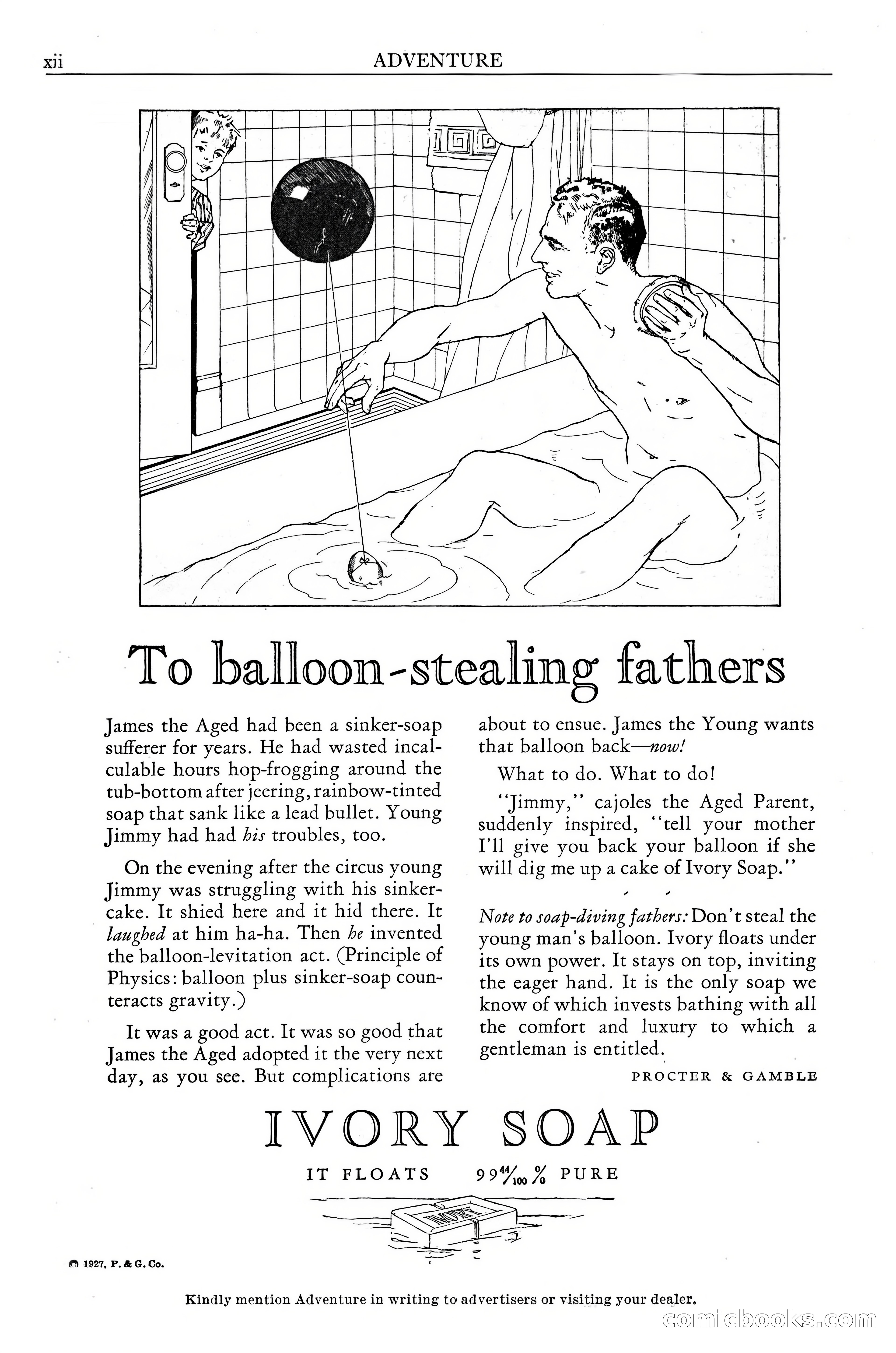Adventure Magazine Cover, November 1, 1927 — page 14 of 208